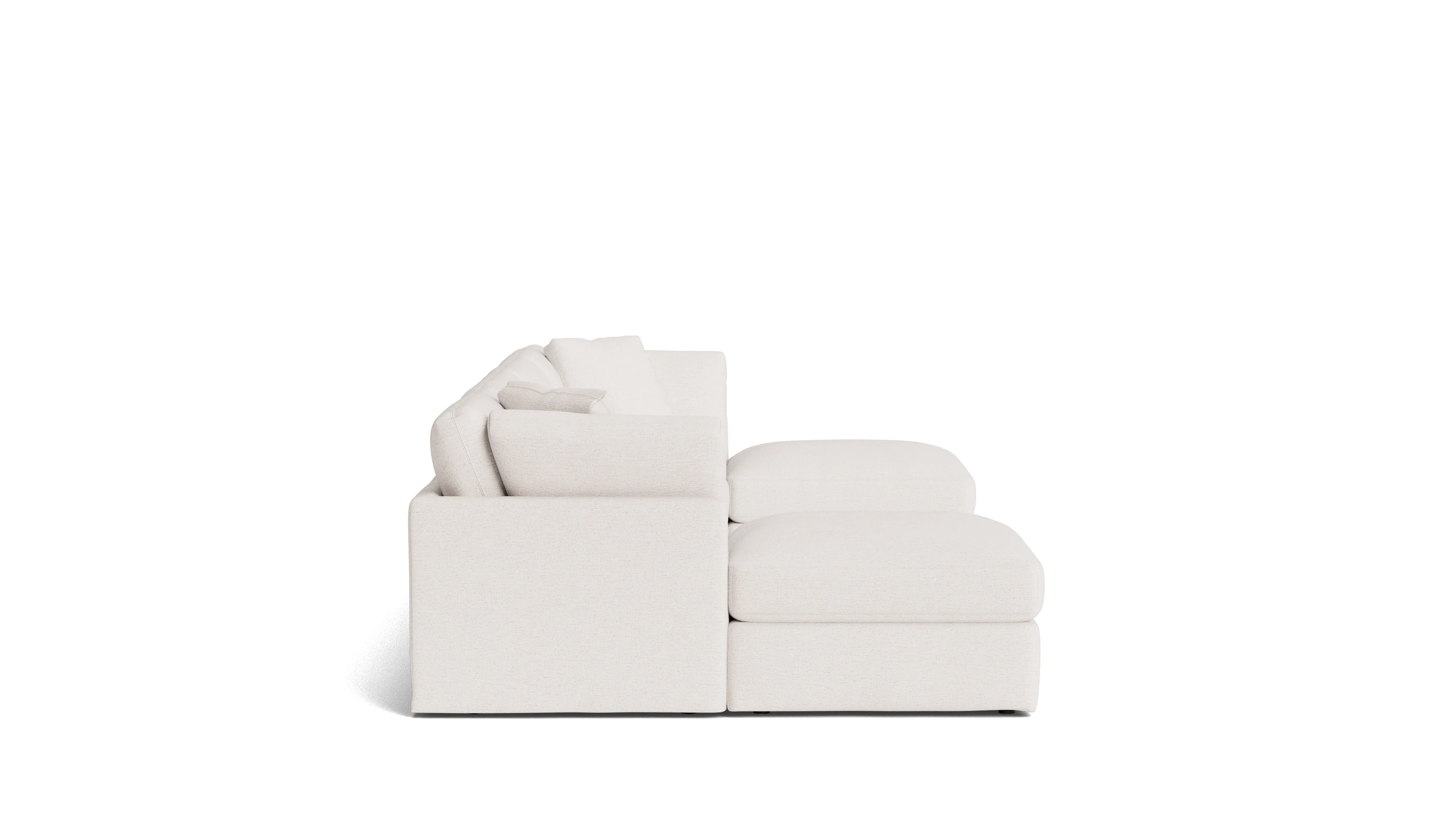 Get Together™ 6-Piece Modular U-Shaped Sectional, Standard, Nomad Snow - Image 4
