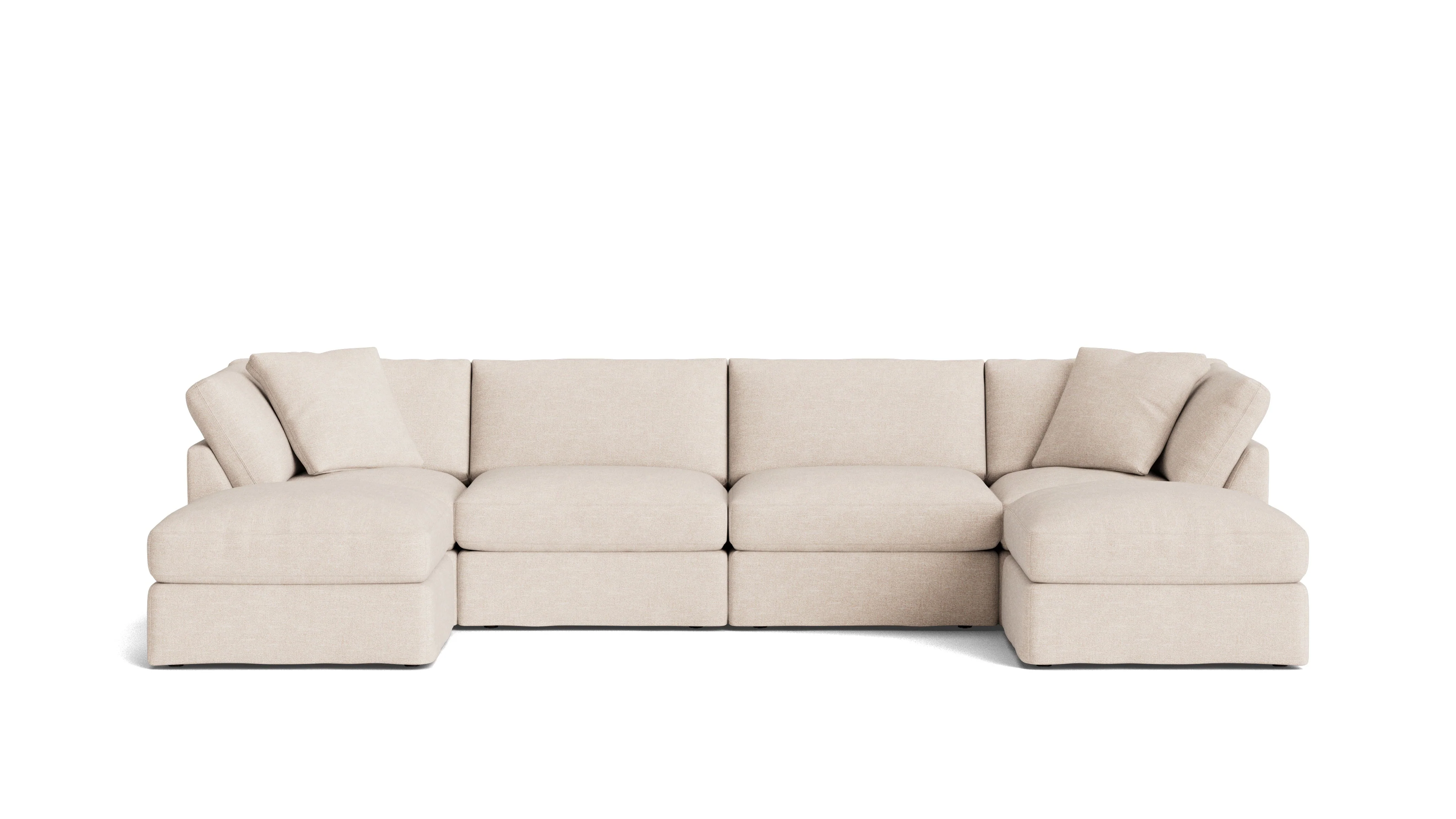 Get Together™ 6-Piece Modular U-Shaped Sectional, Standard, Sunbeam - Image 2