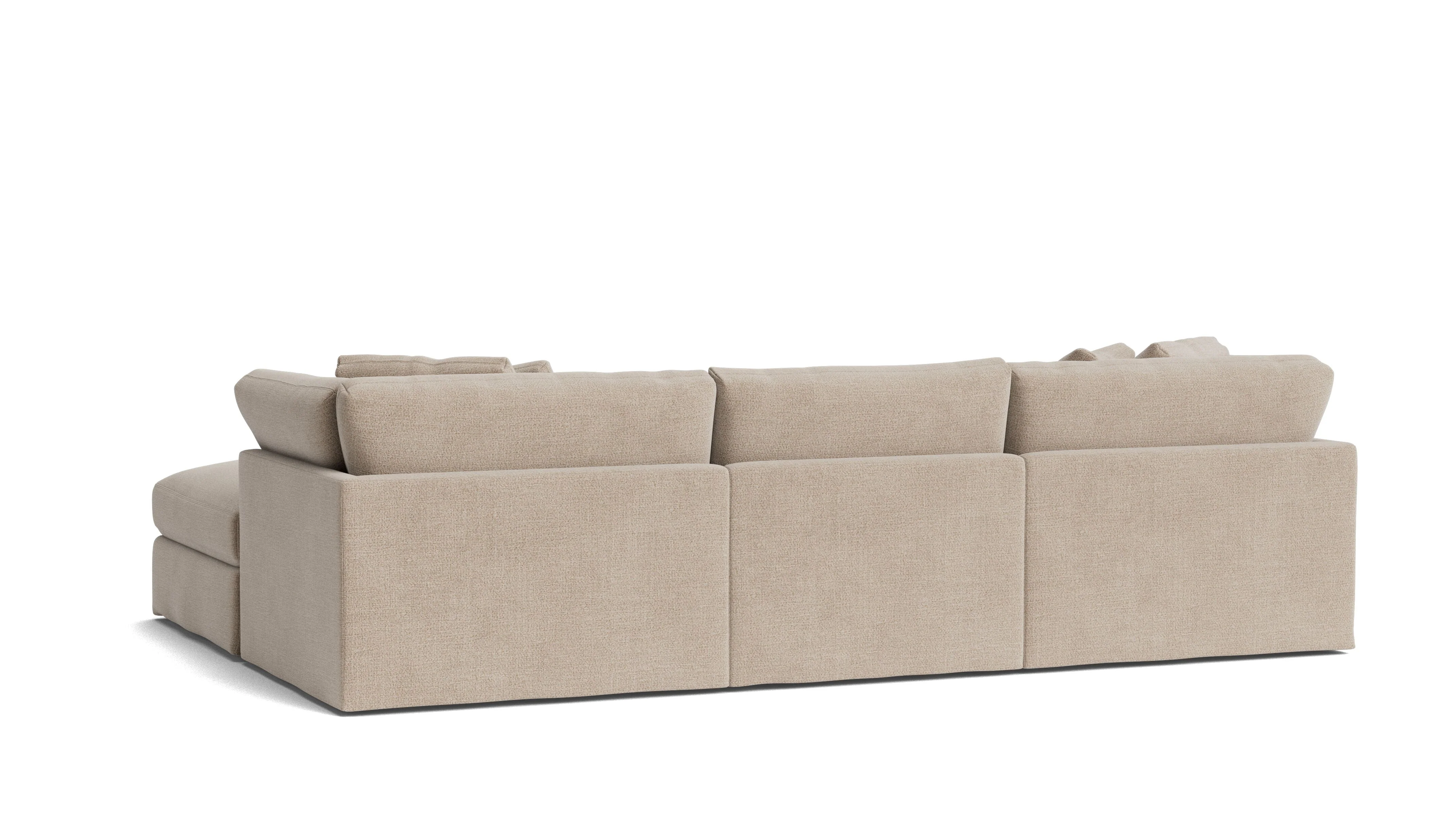 Get Together™ 5-Piece Modular U-Shaped Sectional, Large, Champagne - Image 6