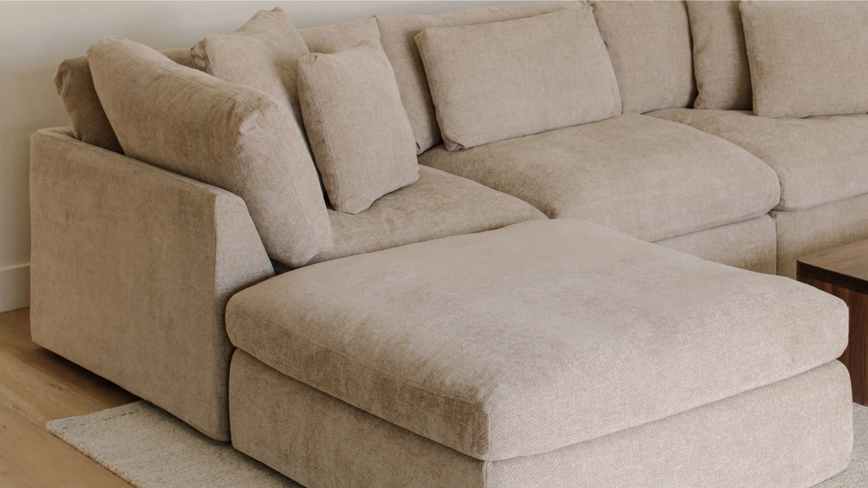 Get Together™ 5-Piece Modular U-Shaped Sectional, Large, Champagne - Image 8