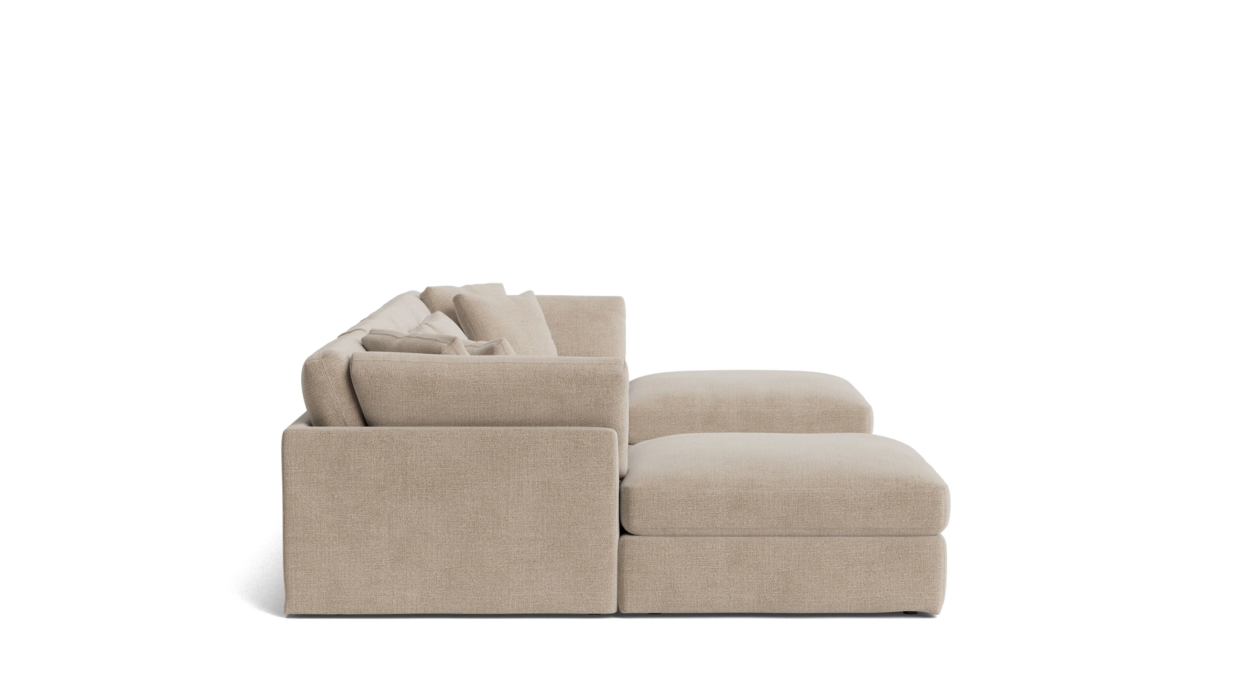 Get Together™ 6-Piece Modular U-Shaped Sectional, Large, Champagne - Image 5