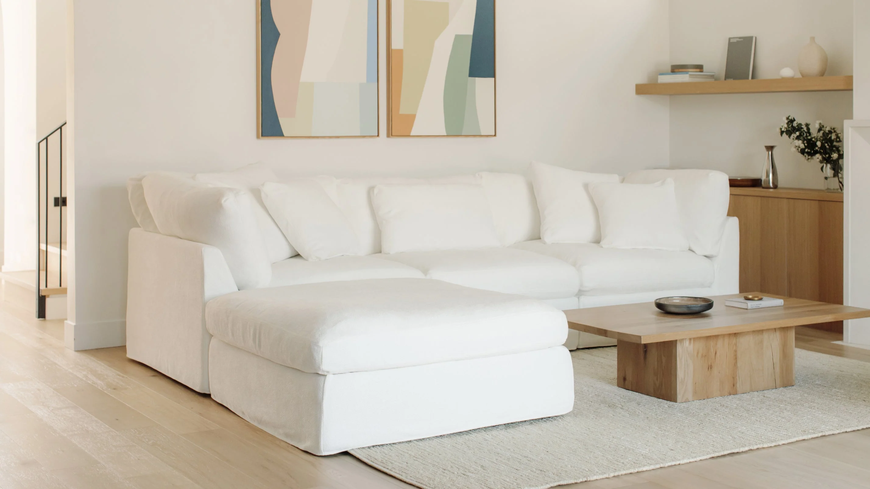 Get Together™ Ottoman, Large, Sea Salt - Image 3
