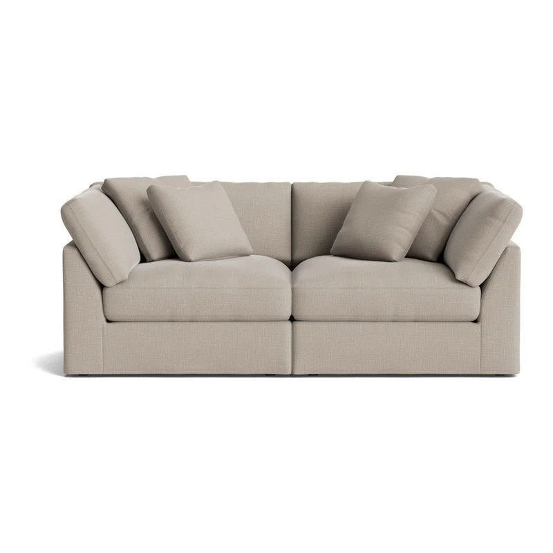 Get Together™ 2-Piece Modular Sofa, Large, Light Pebble
