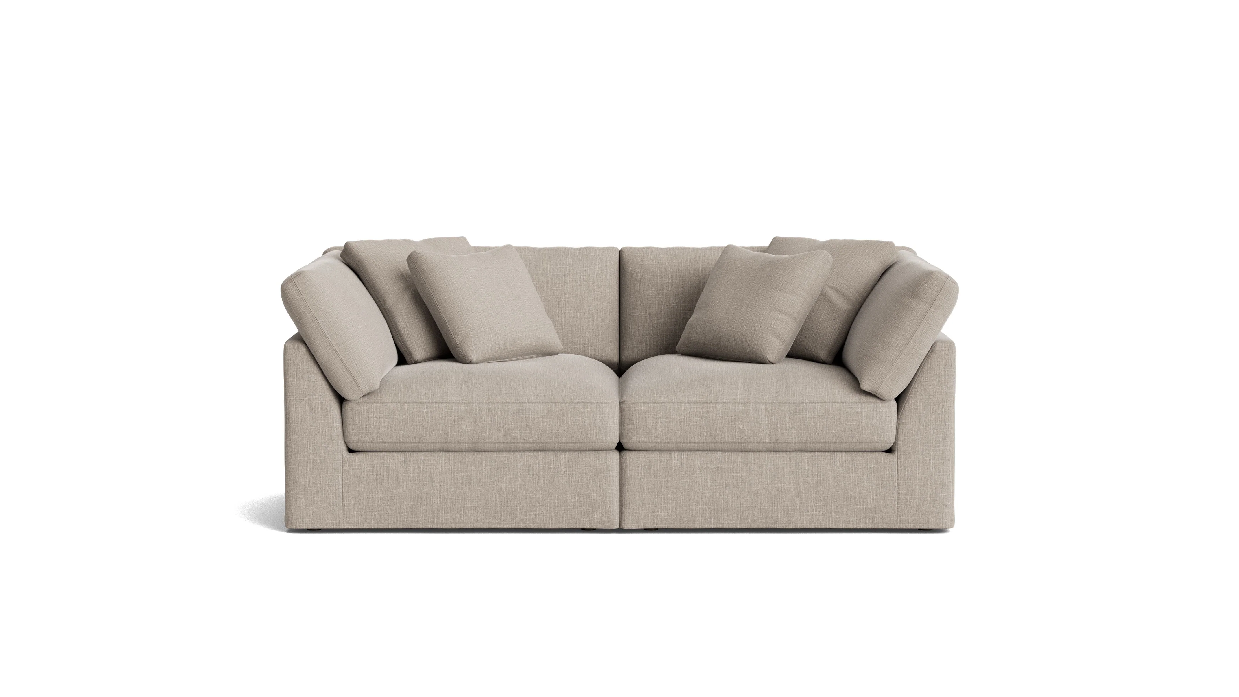 Get Together™ 2-Piece Modular Sofa, Large, Light Pebble - Image 2