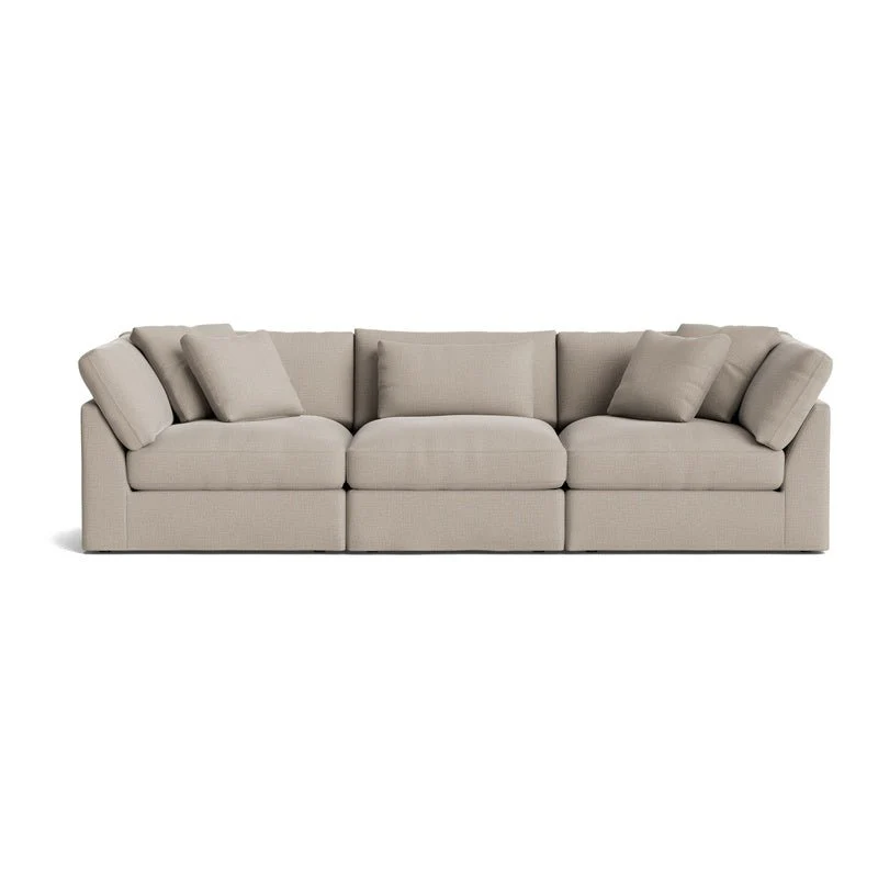 Get Together™ 3-Piece Modular Sofa, Large, Light Pebble