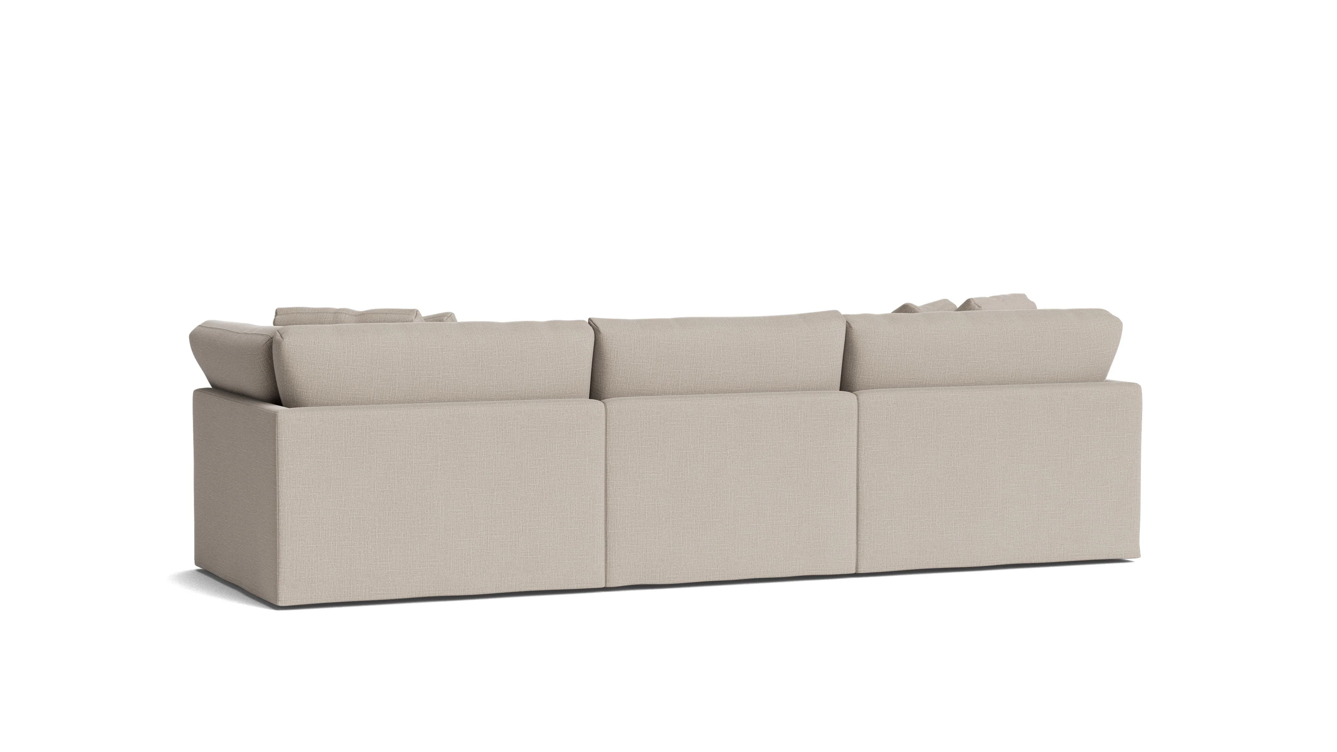 Get Together™ 3-Piece Modular Sofa, Large, Light Pebble - Image 5