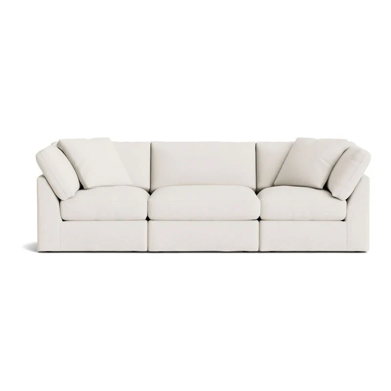 Get Together™ 3-Piece Modular Sofa, Standard, Cream Linen