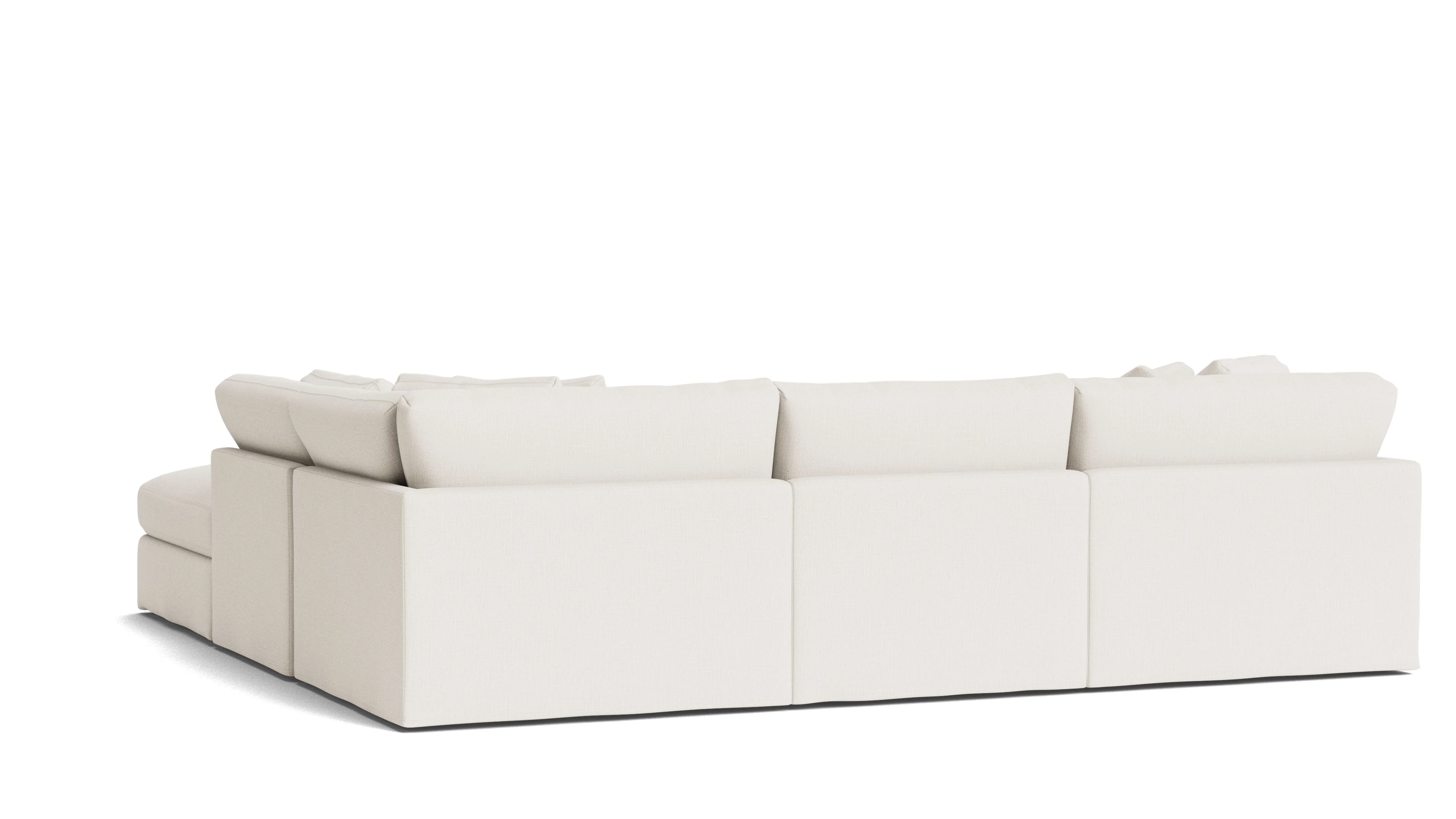 Get Together™ 5-Piece Modular Sectional, Large, Cream Linen - Image 7