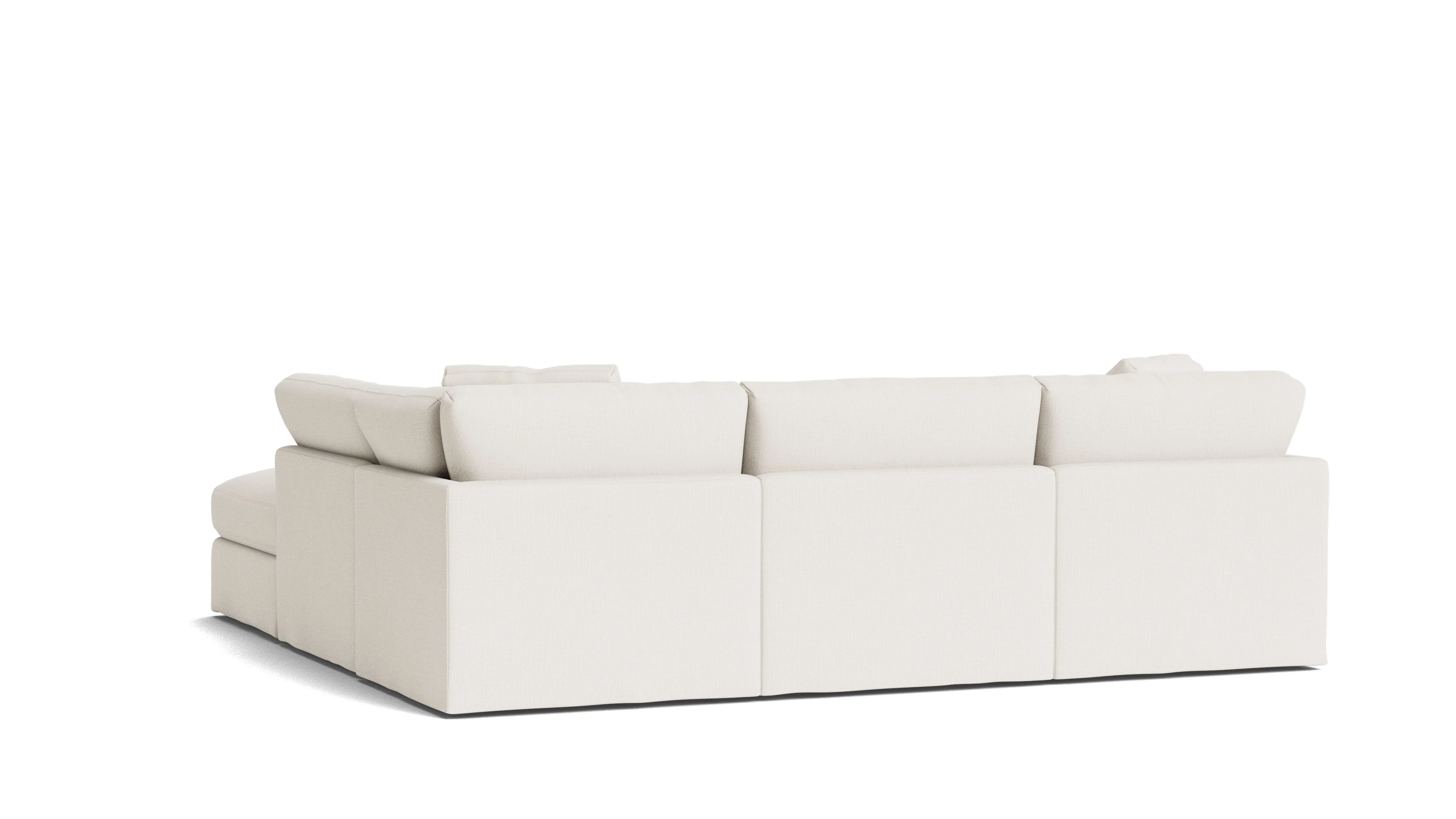 Get Together™ 5-Piece Modular Sectional, Standard, Cream Linen - Image 5