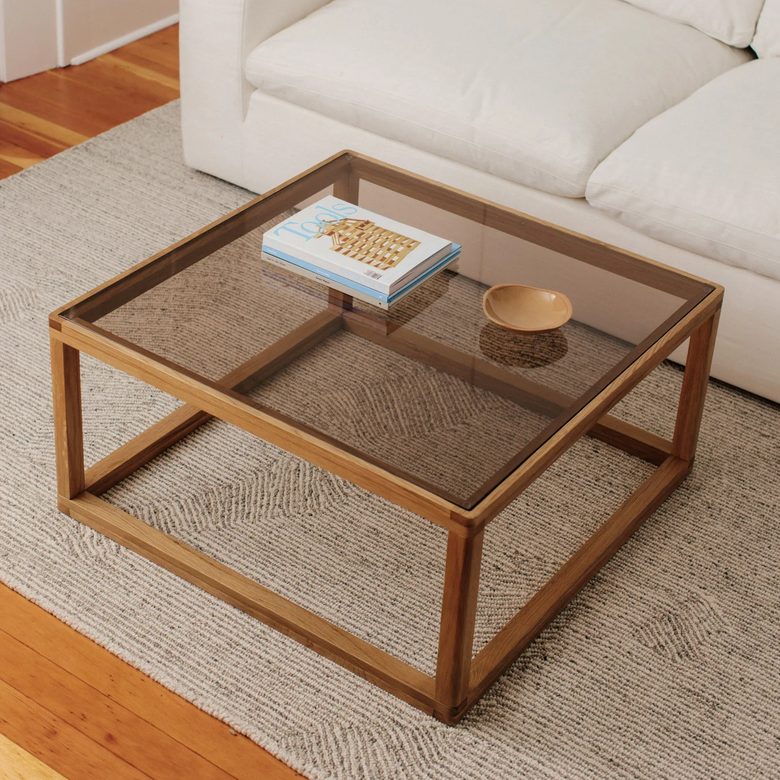 Glimpse Coffee Table, White Oak