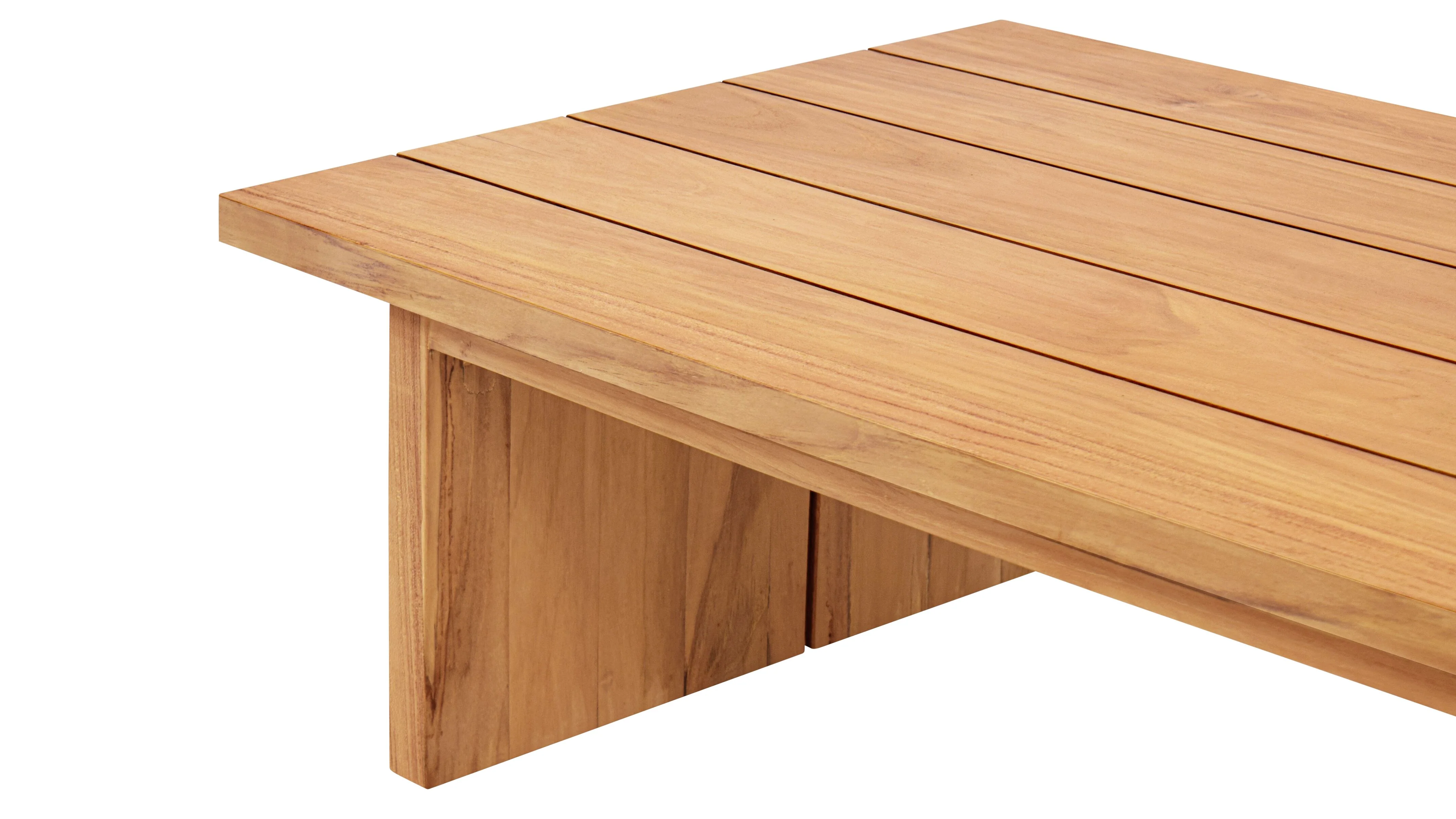 Harbour Outdoor Coffee Table, Teak - Image 8