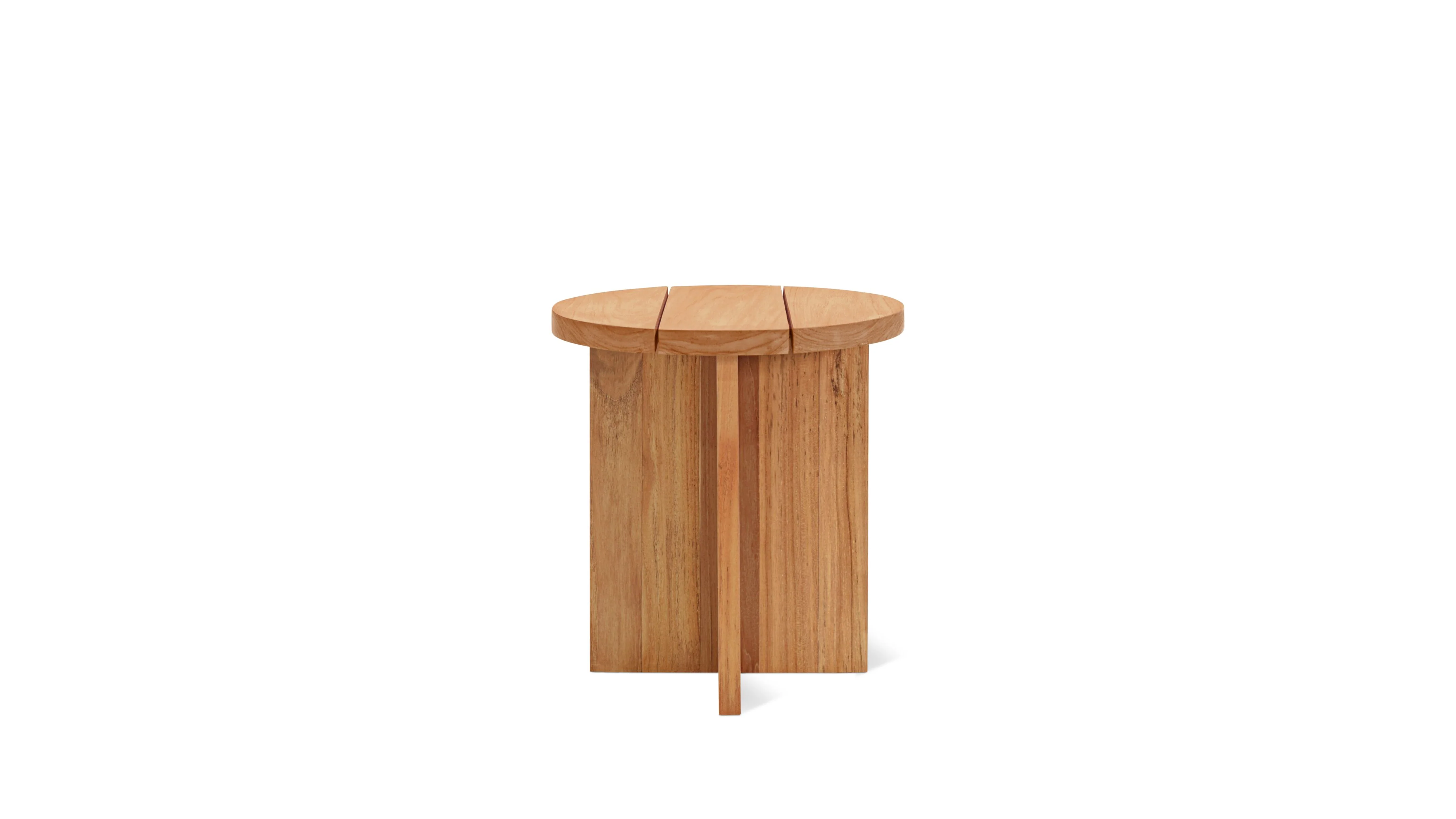 Harbour Outdoor Side Table, Teak - Image 6