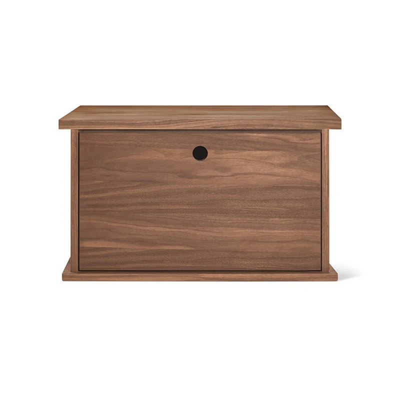 Keep Stacking Storage System 1-Piece, Closed, Walnut