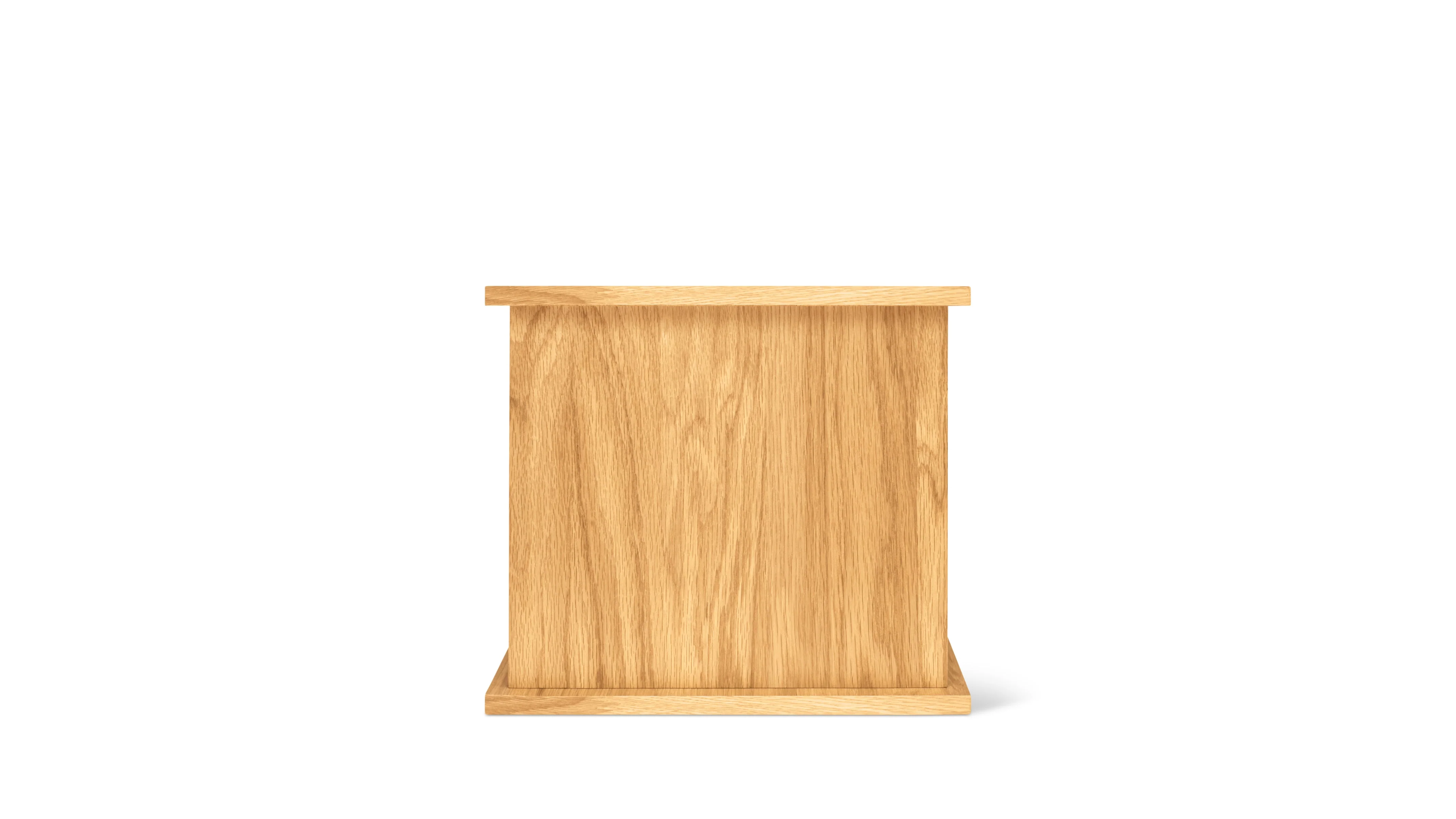 Keep Stacking Storage System 1-Piece, Closed, White Oak - Image 7