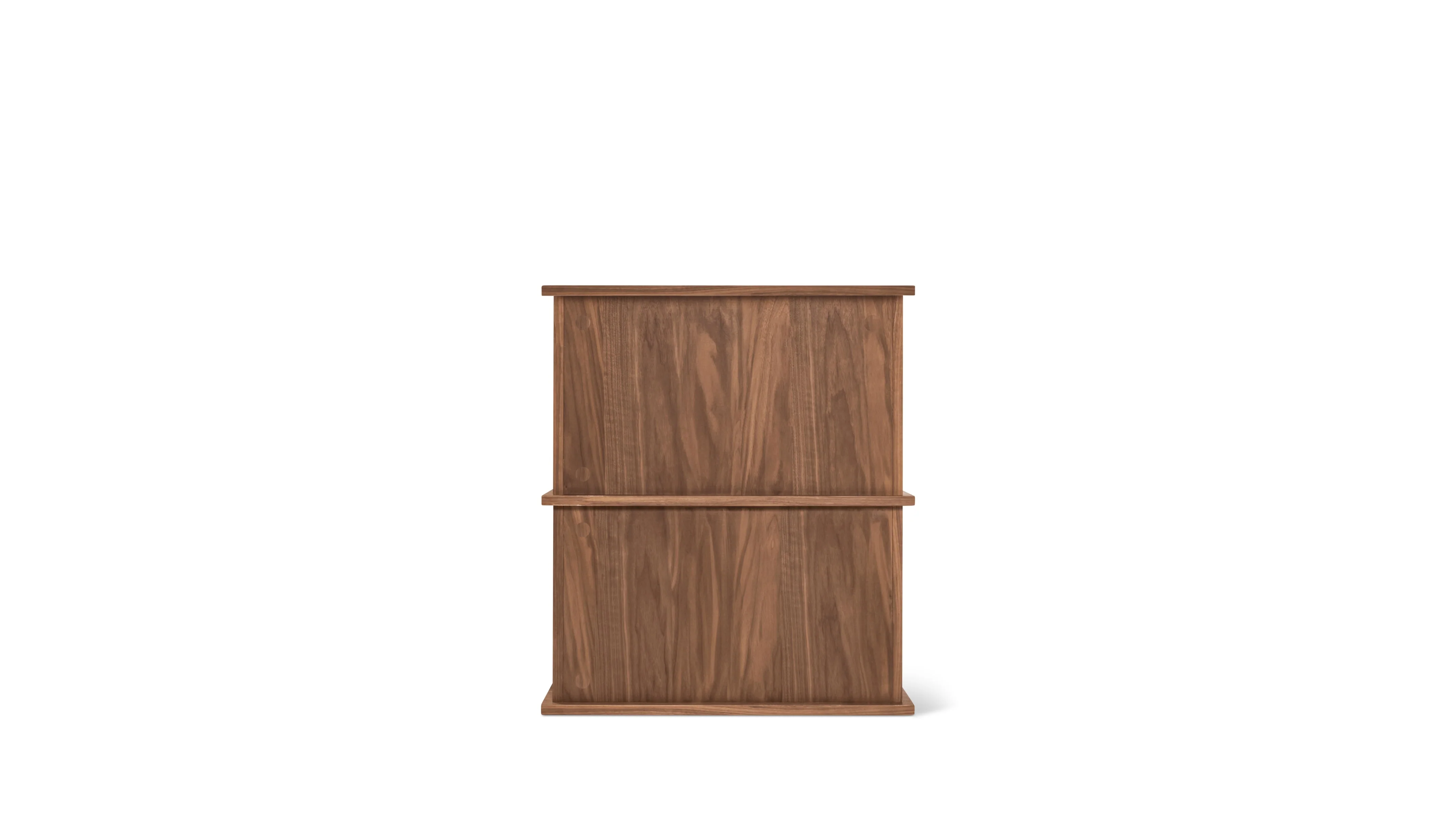 Keep Stacking Storage System 2-Piece, Closed, Walnut - Image 8