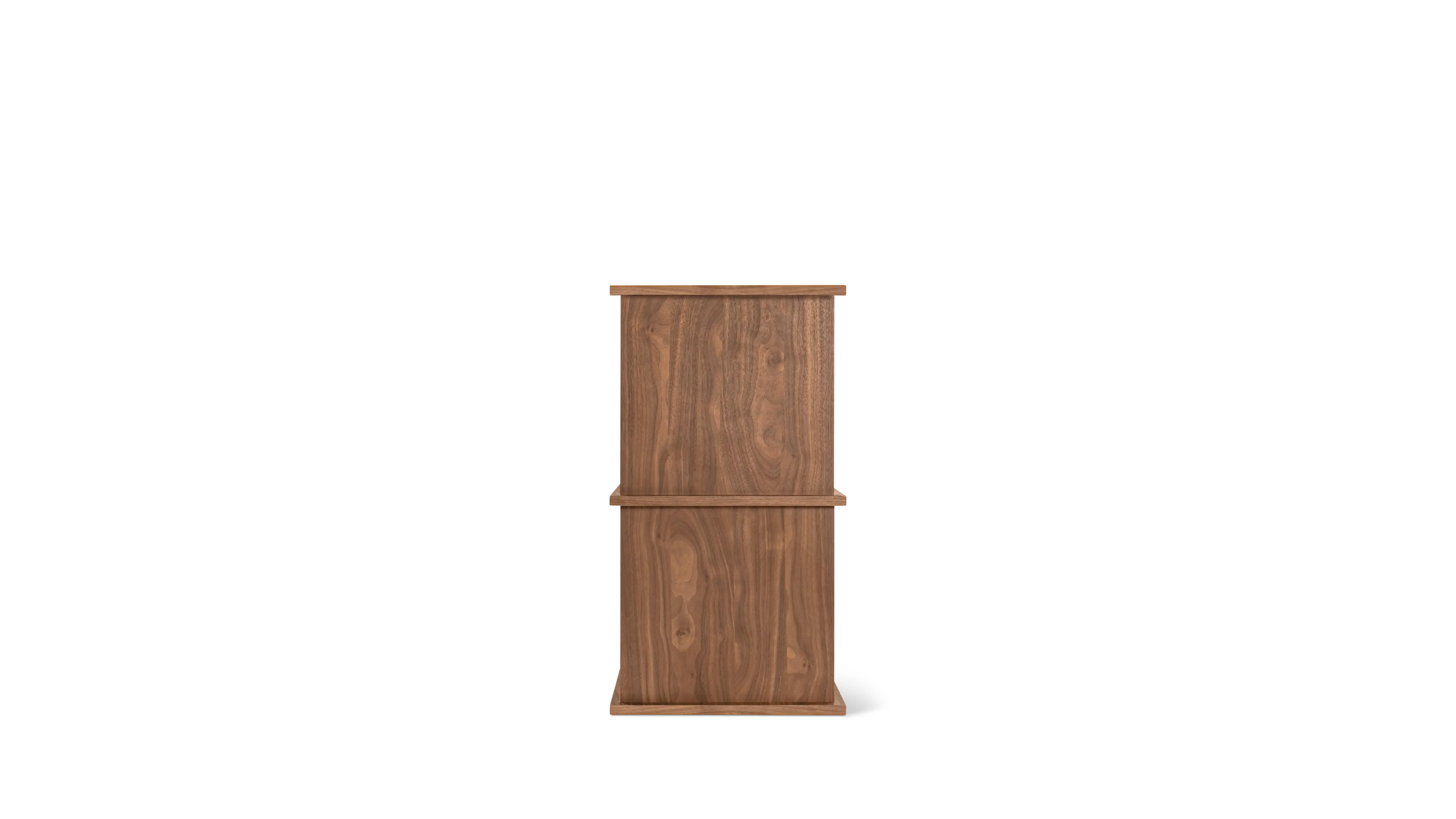 Keep Stacking Storage System 2-Piece, Open and Closed, Walnut - Image 6