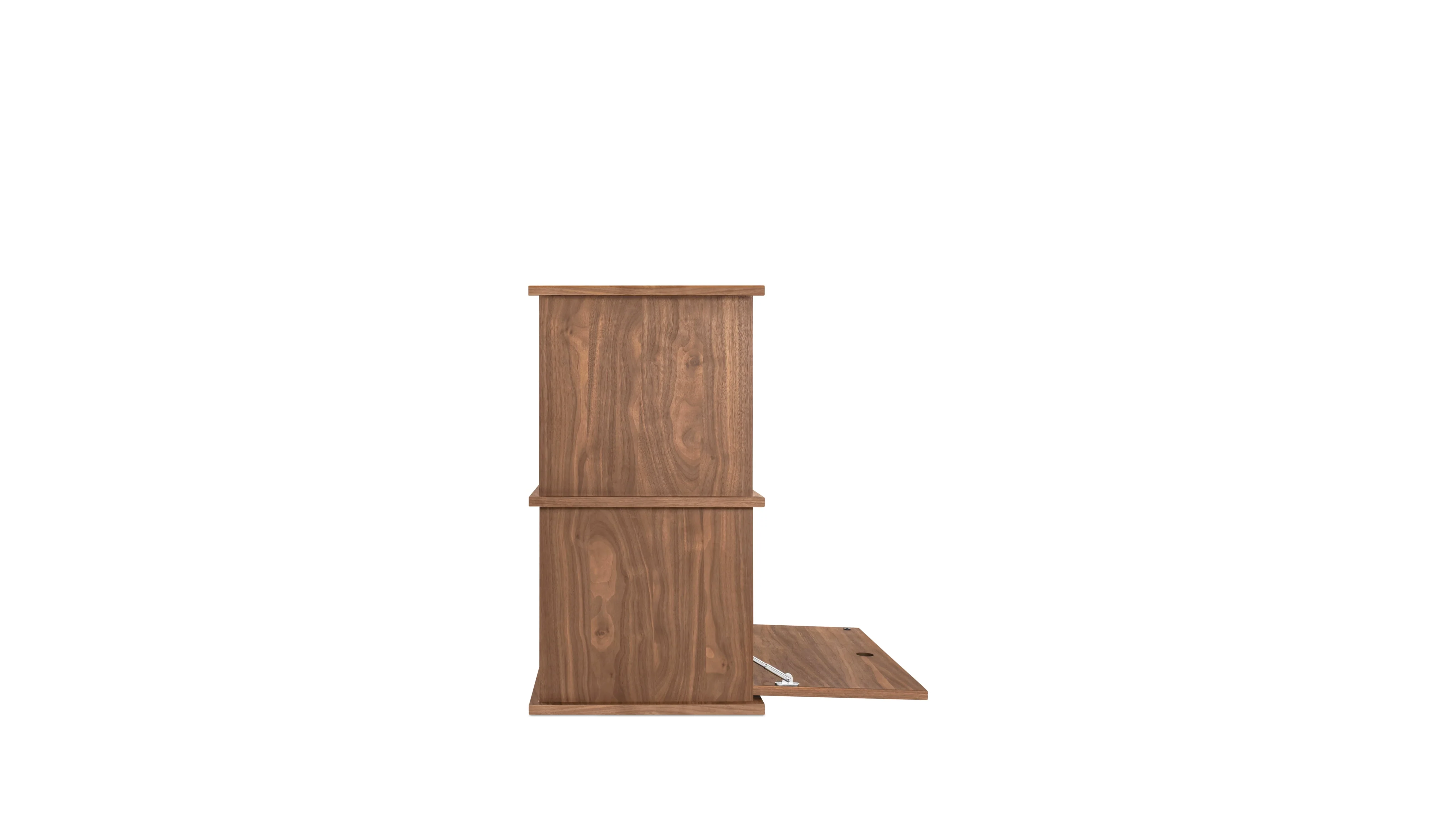 Keep Stacking Storage System 2-Piece, Open and Closed, Walnut - Image 7