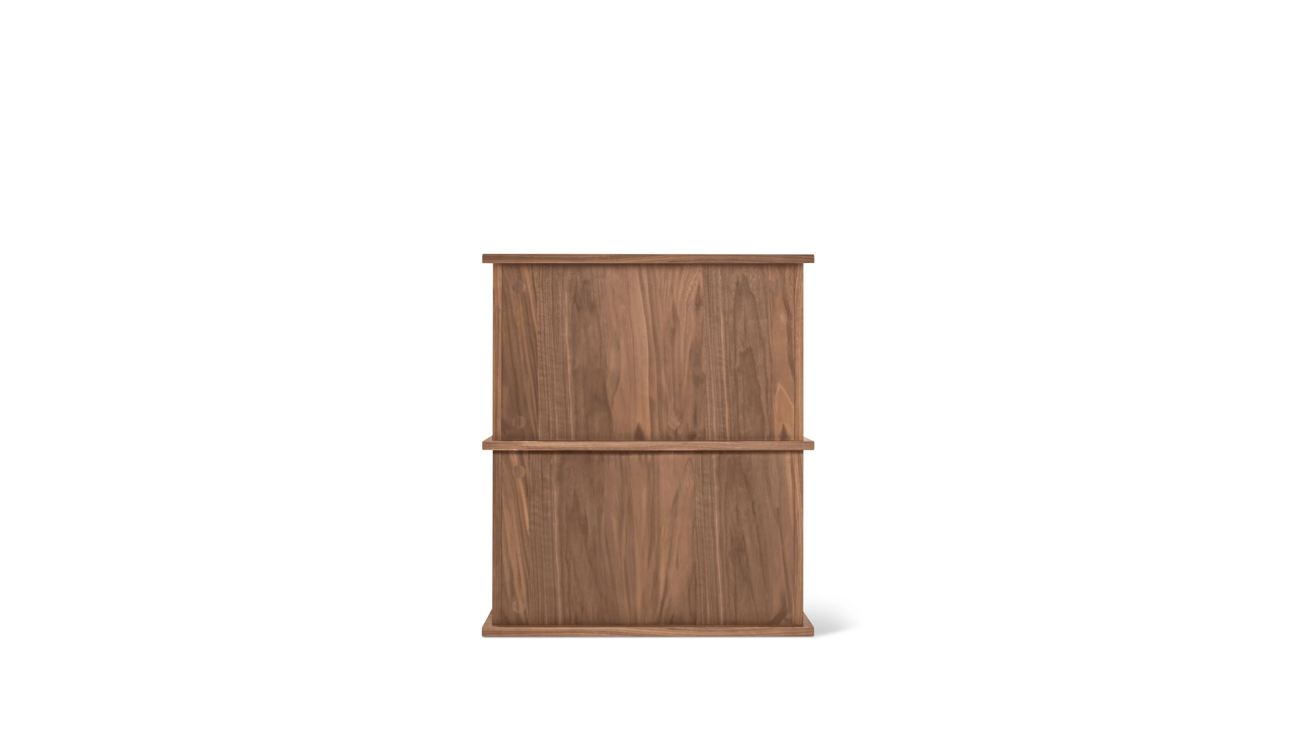 Keep Stacking Storage System 2-Piece, Open and Closed, Walnut - Image 8