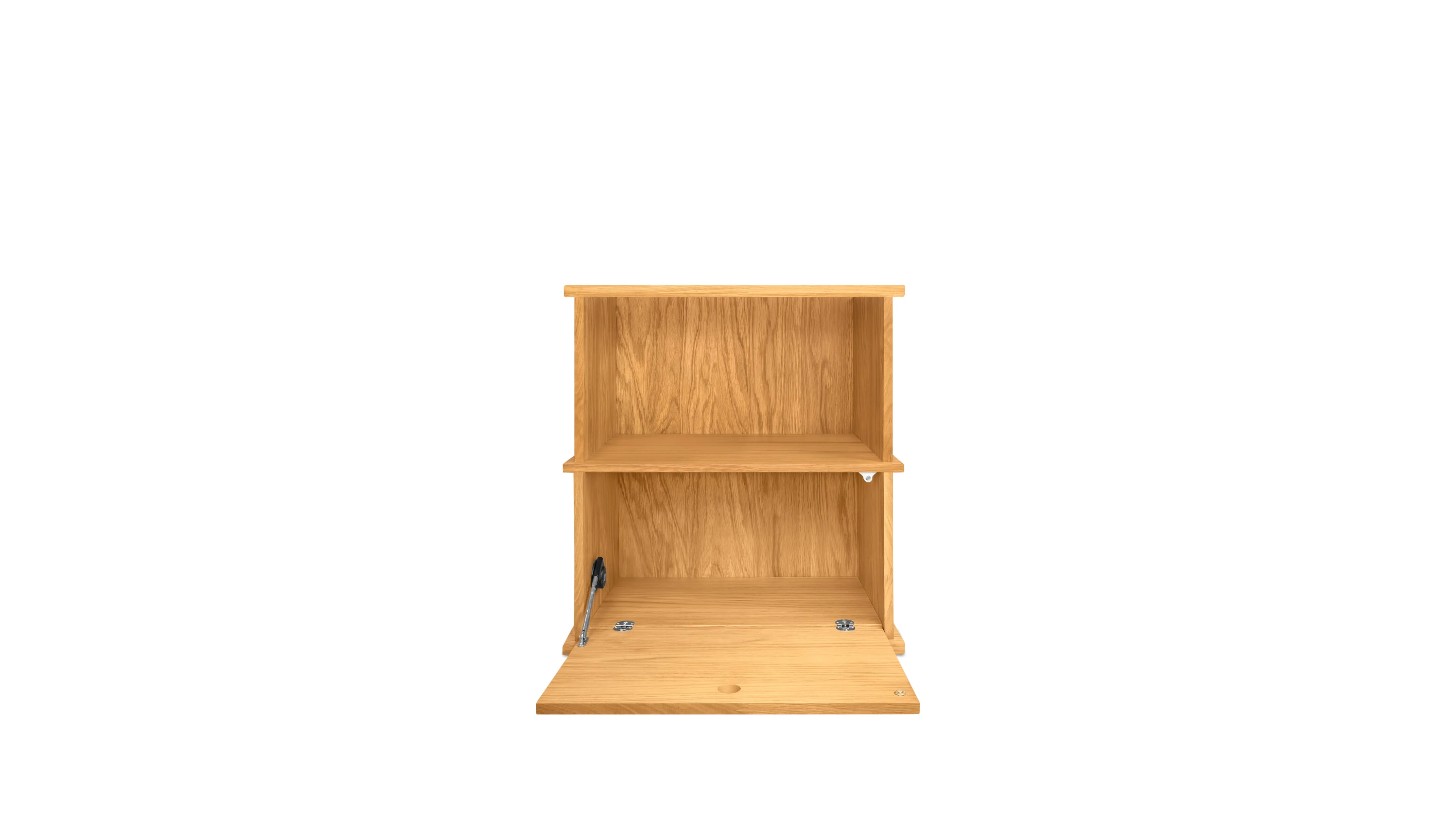 Keep Stacking Storage System 2-Piece, Open and Closed, White Oak - Image 4