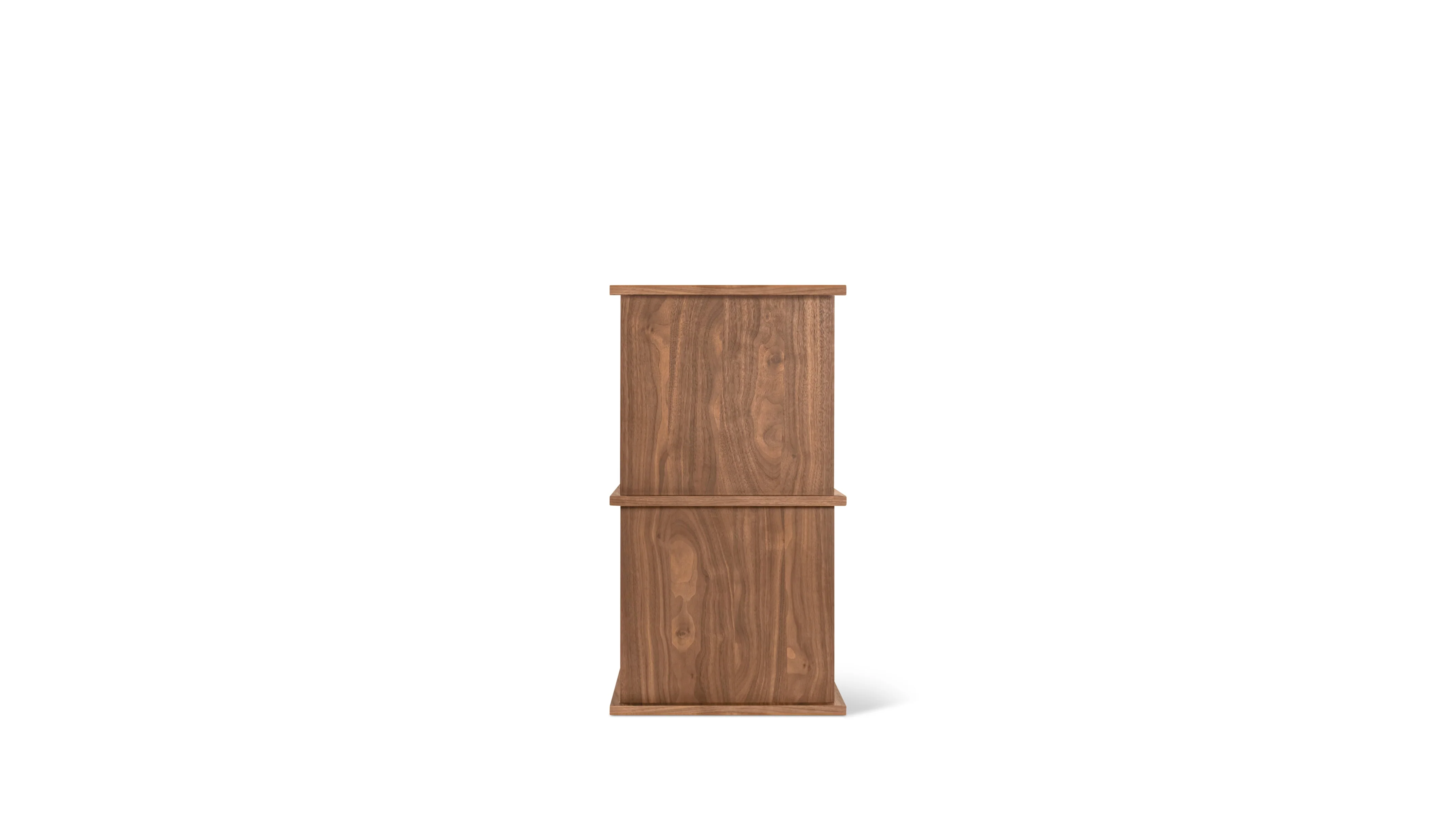 Keep Stacking Storage System 2-Piece, Open, Walnut - Image 4