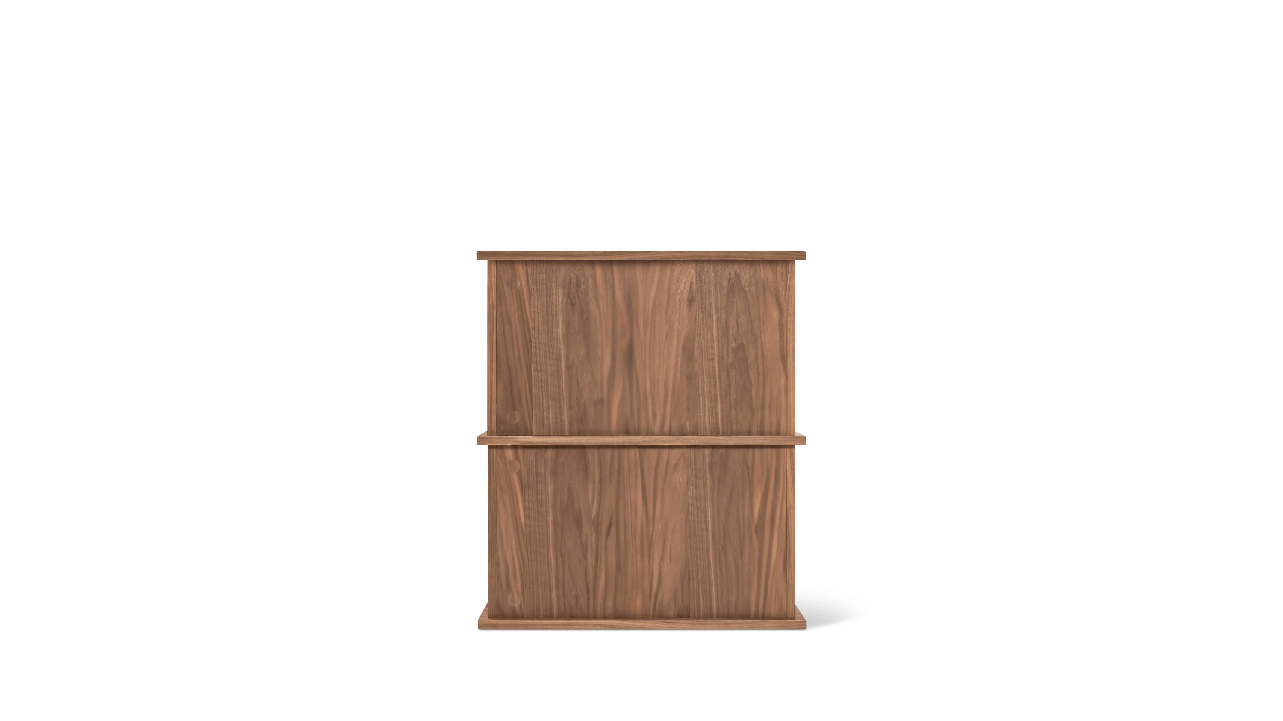 Keep Stacking Storage System 2-Piece, Open, Walnut - Image 5