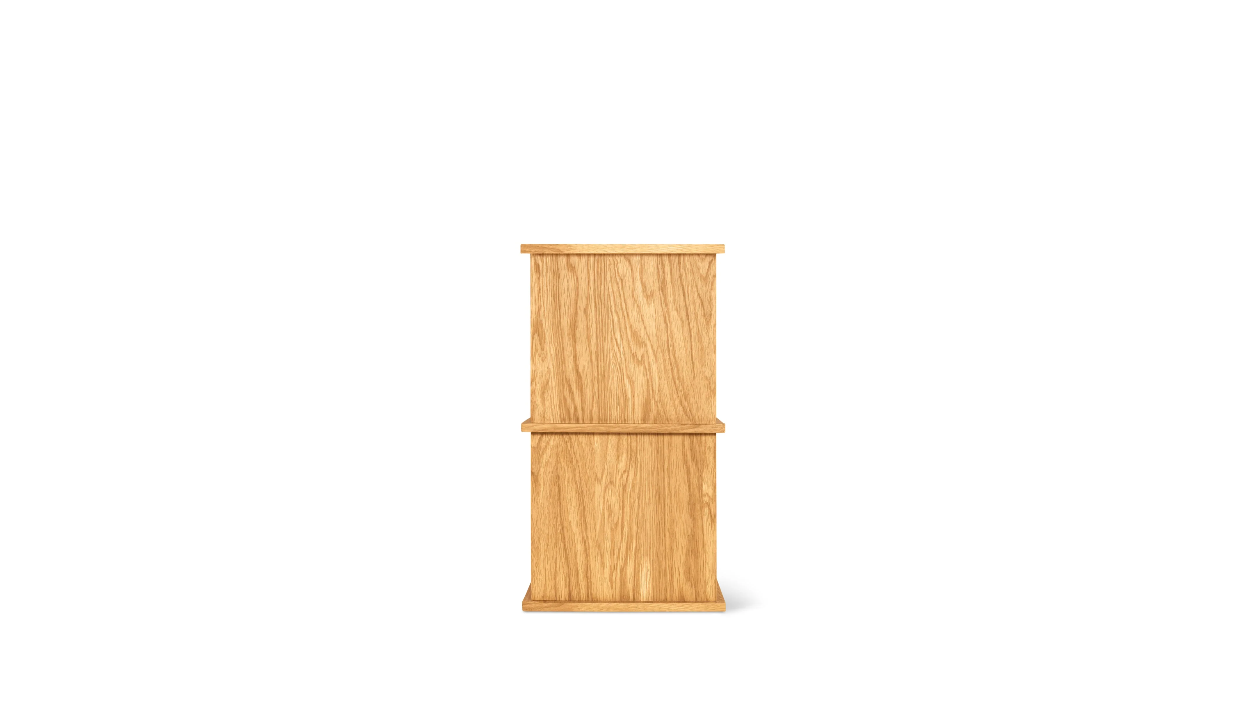 Keep Stacking Storage System 2-Piece, Open, White Oak - Image 4