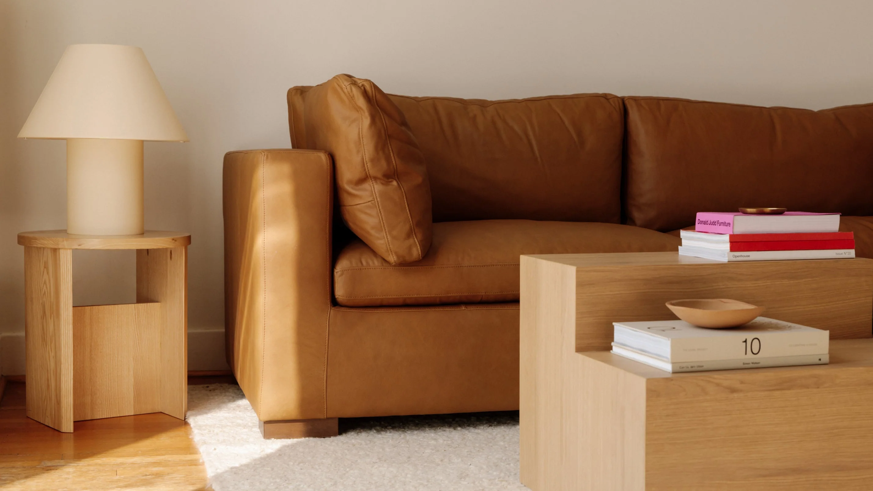 Lay Low Sofa, 2.5 Seater, Golden Tan - Image 4