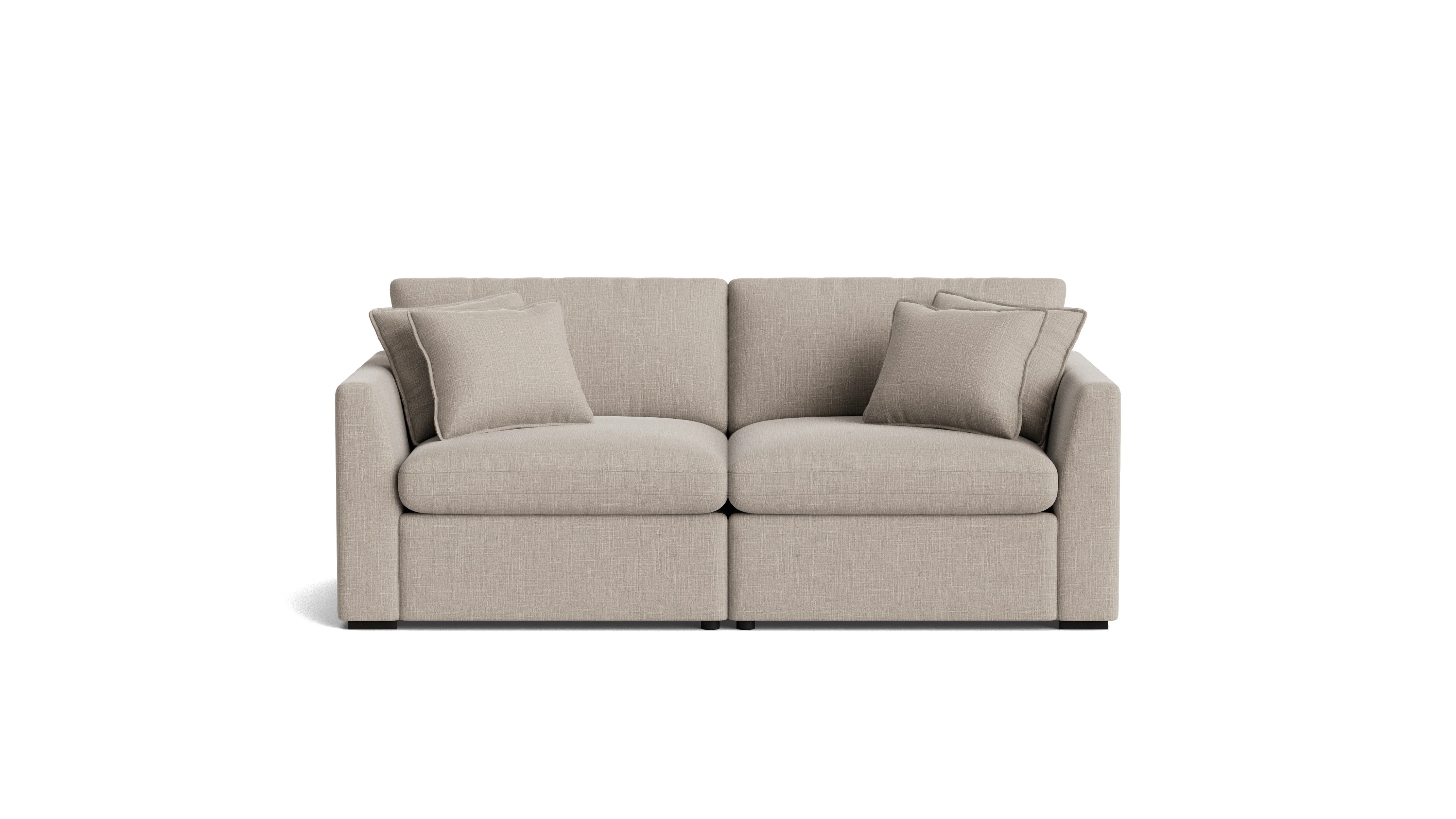 Lift Off Power Recliner 2-Piece Modular Sofa, Light Pebble - Image 2