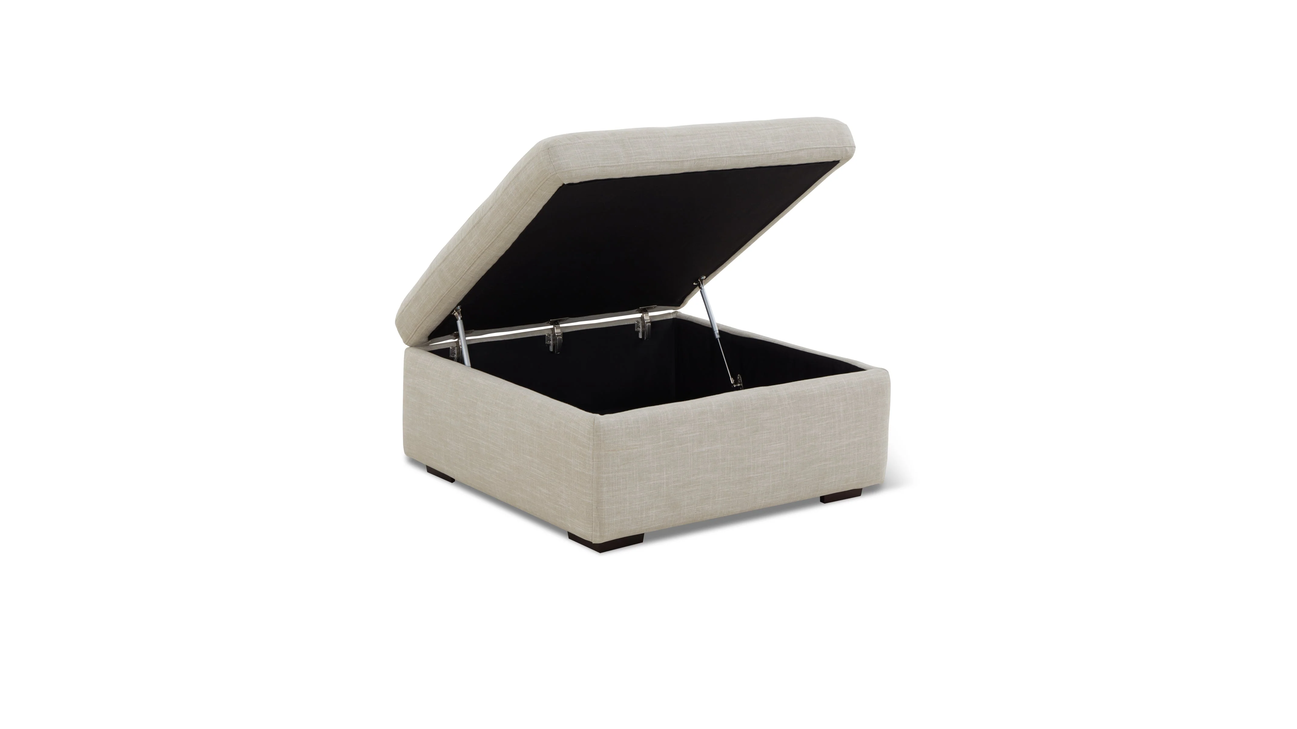 Lift Off Storage Ottoman, Light Pebble - Image 6