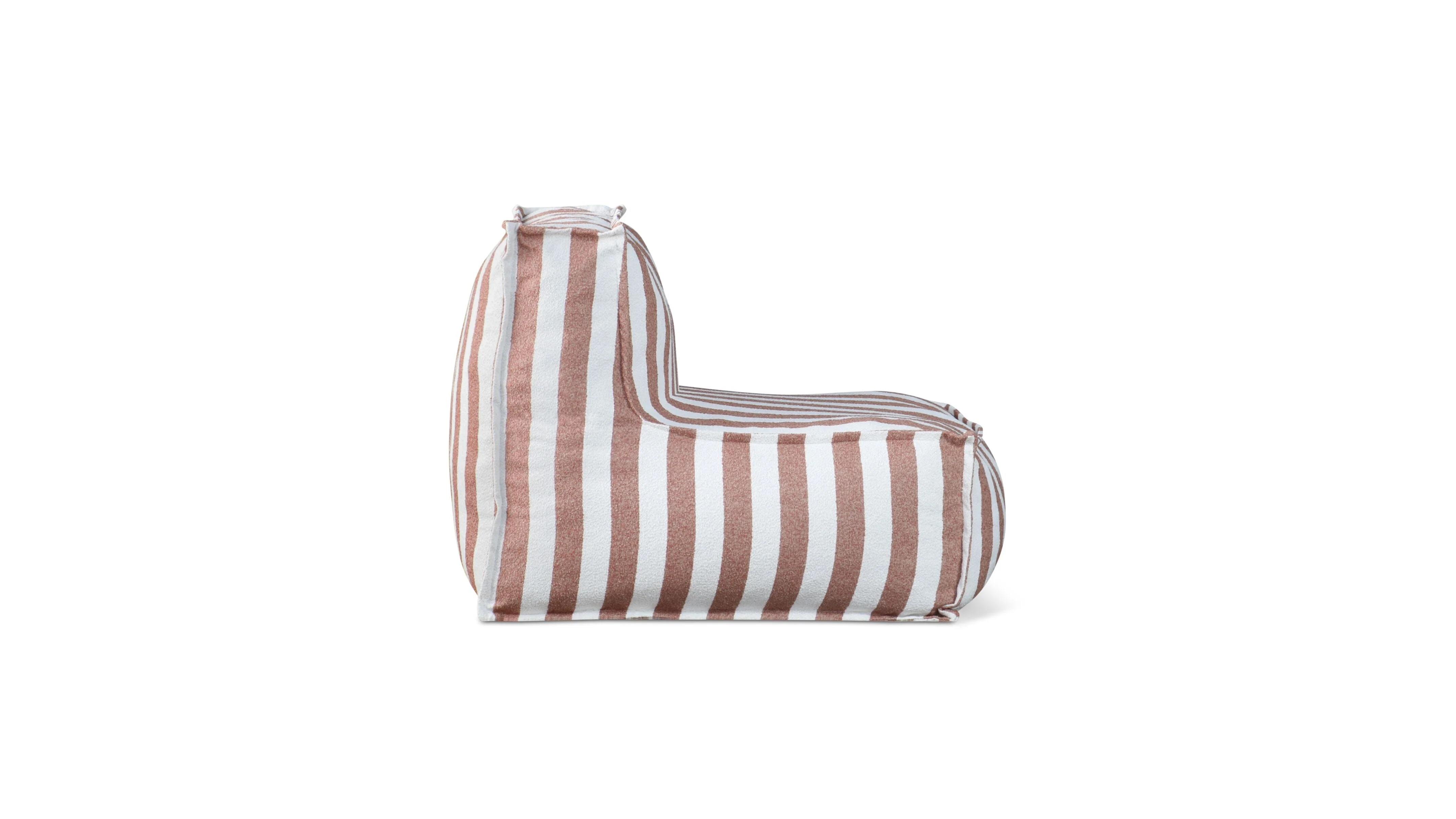 Make Waves Outdoor Armless Chair, Tuscan Stripe - Image 6
