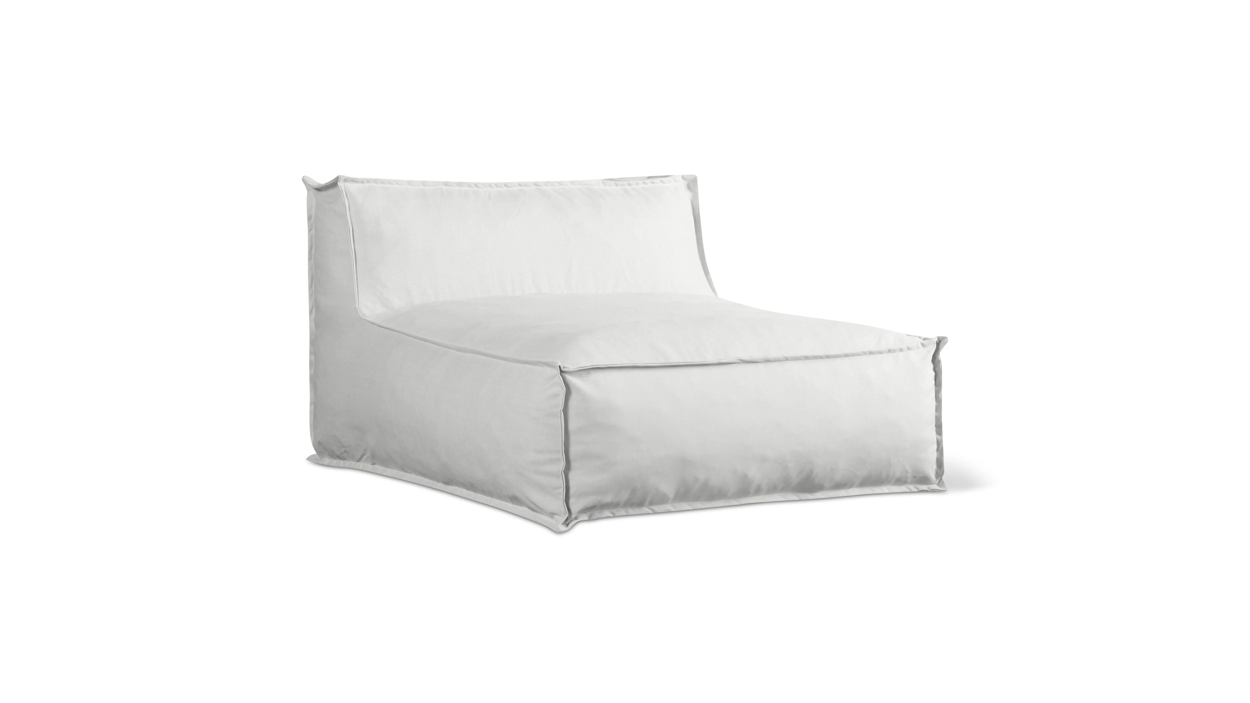 Make Waves Outdoor Loveseat, Gull - Image 2