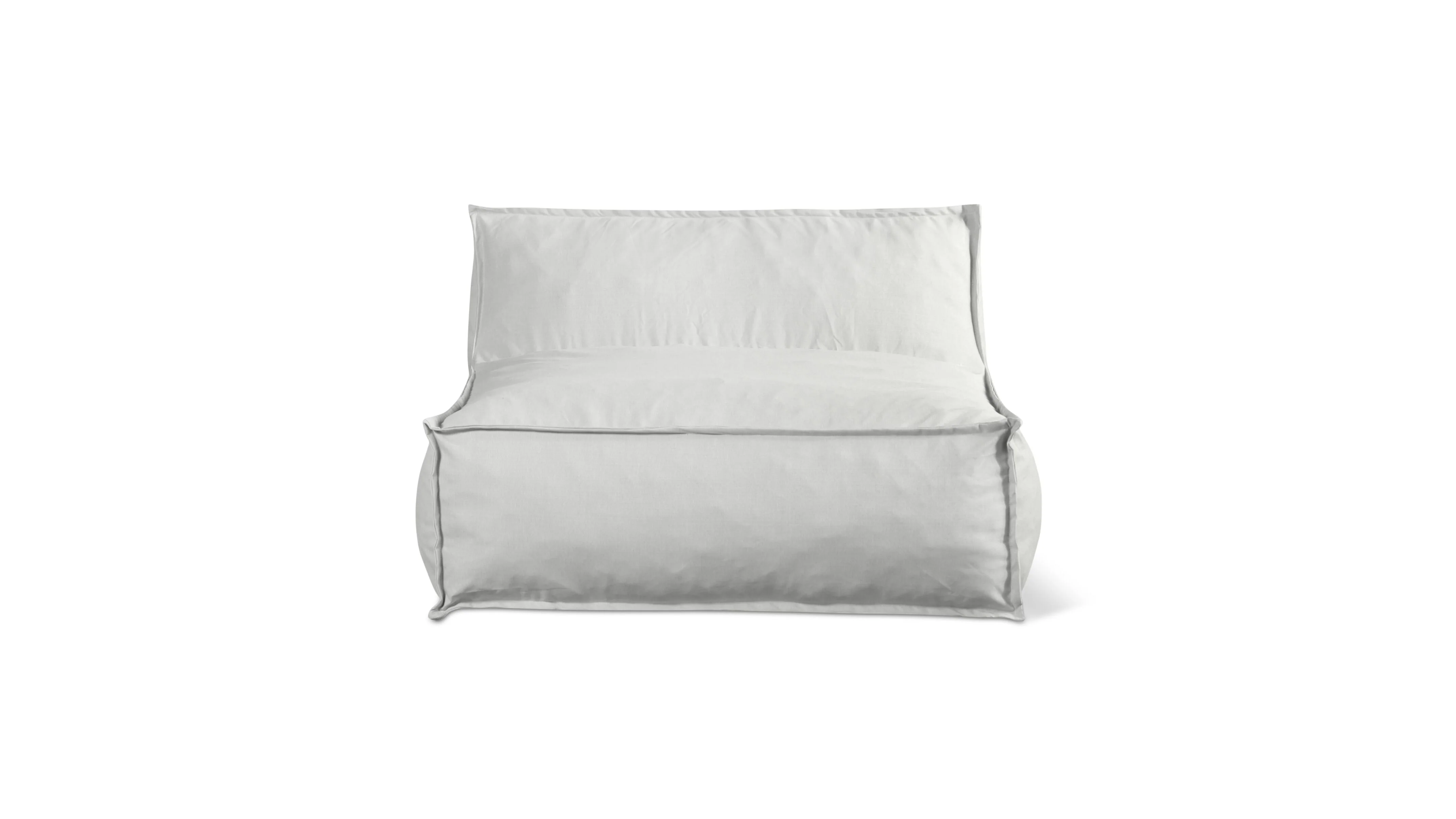 Make Waves Outdoor Loveseat, Gull - Image 3