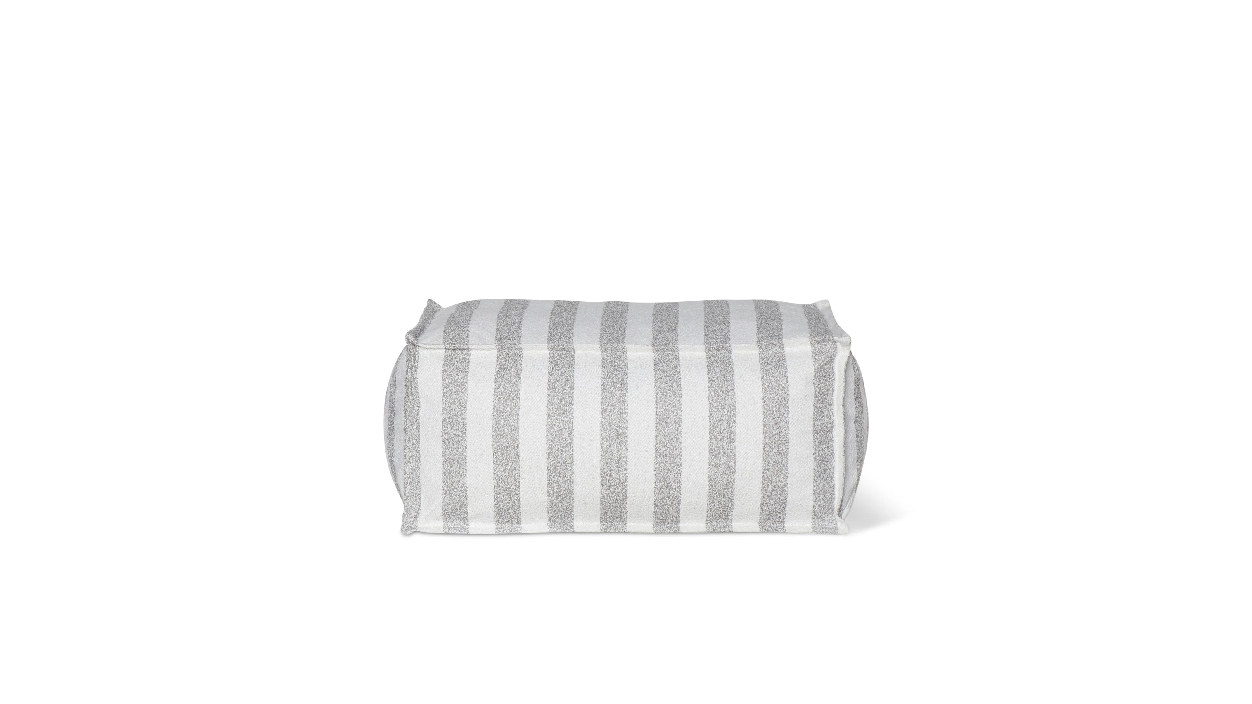 Make Waves Outdoor Ottoman, Brighton Stripe - Image 3