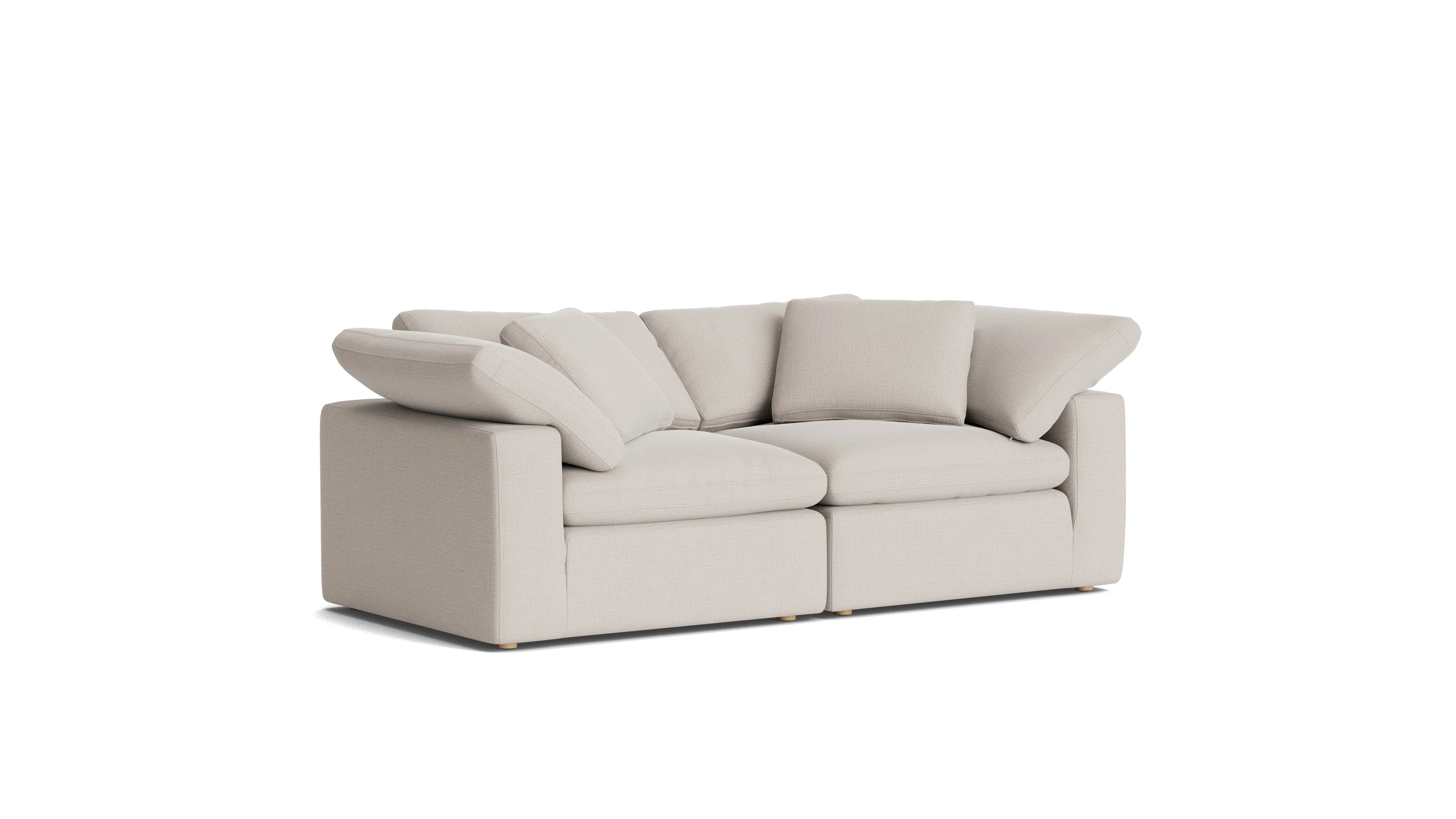 Movie Night™ 2-Piece Modular Sofa, Large, Clay - Image 4