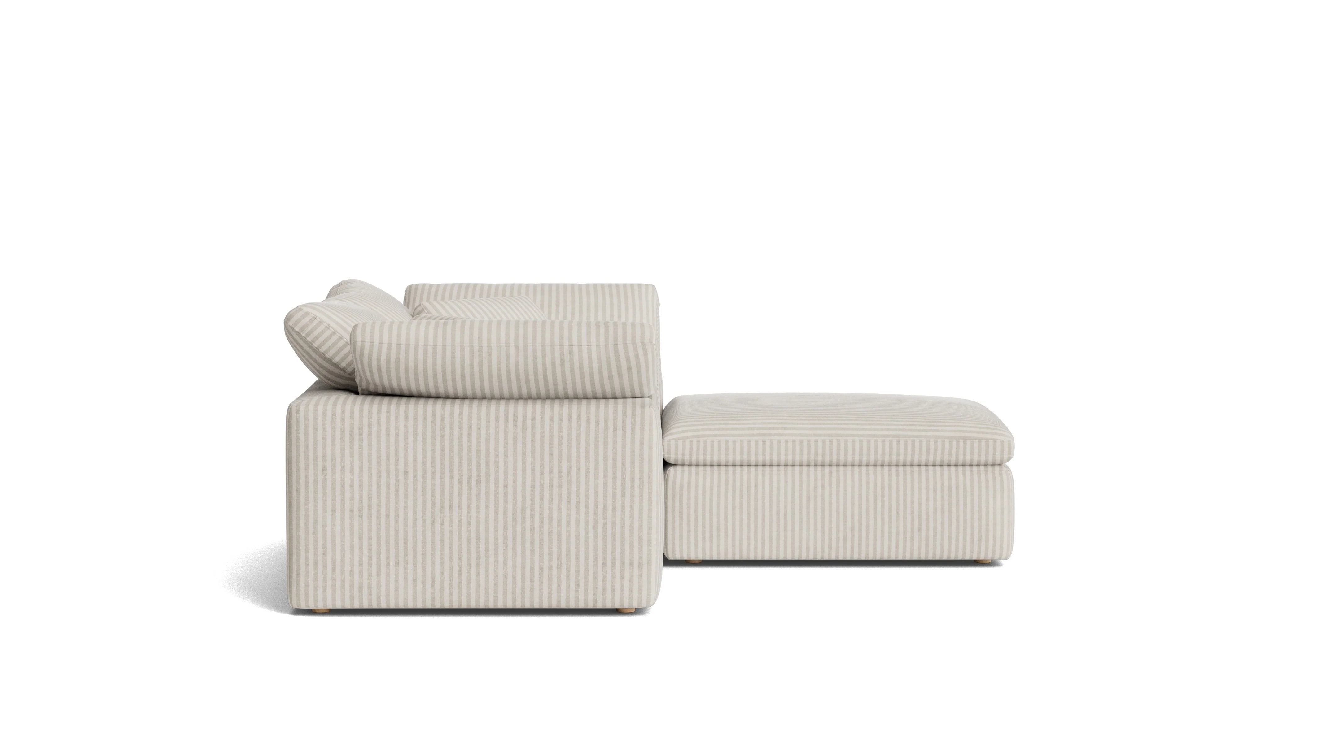 Movie Night™ 3-Piece Modular Sectional, Standard, Newport Stripe - Image 4