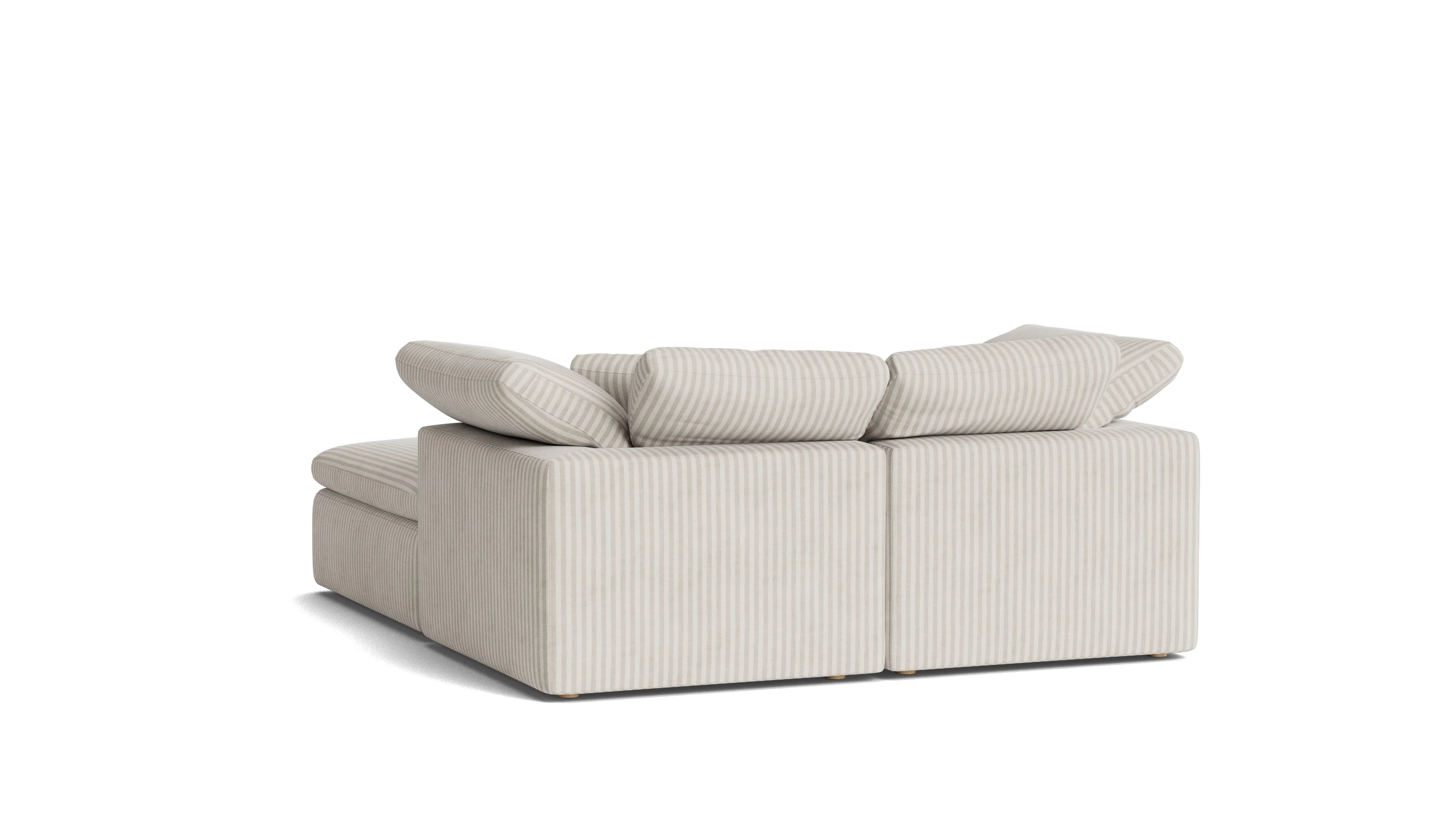 Movie Night™ 3-Piece Modular Sectional, Standard, Newport Stripe - Image 5