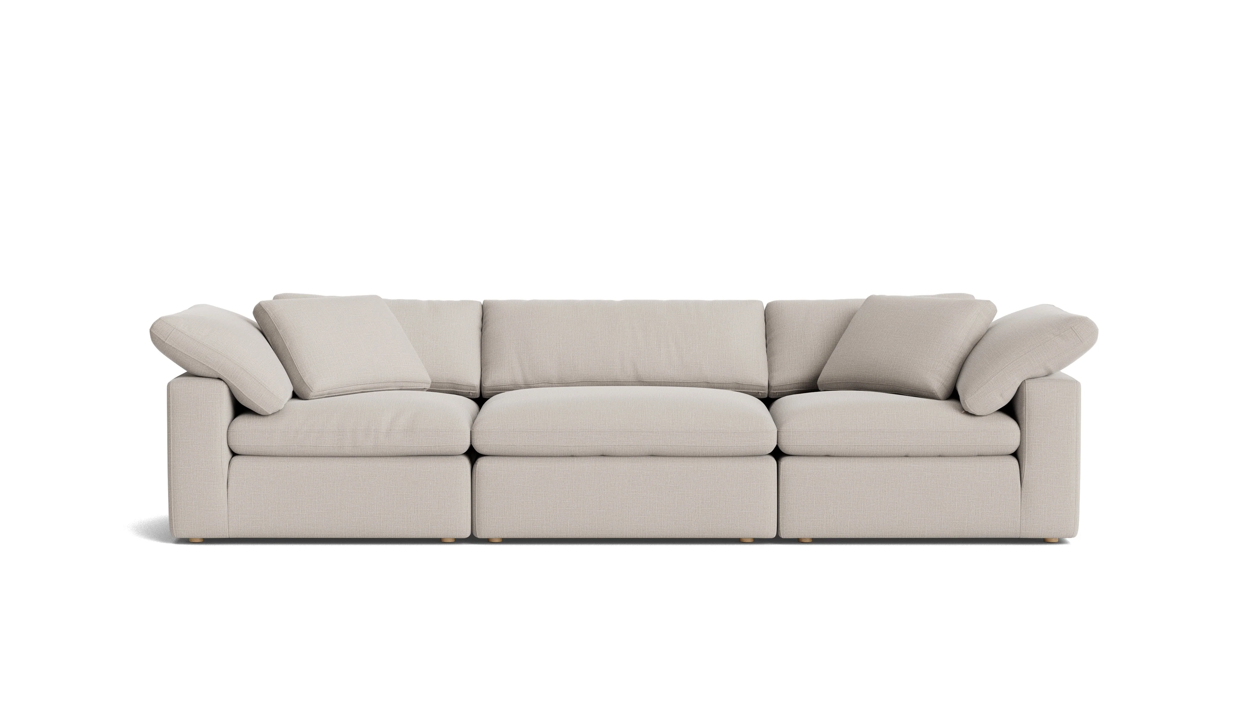 Movie Night™ 3-Piece Modular Sofa, Large, Clay - Image 2
