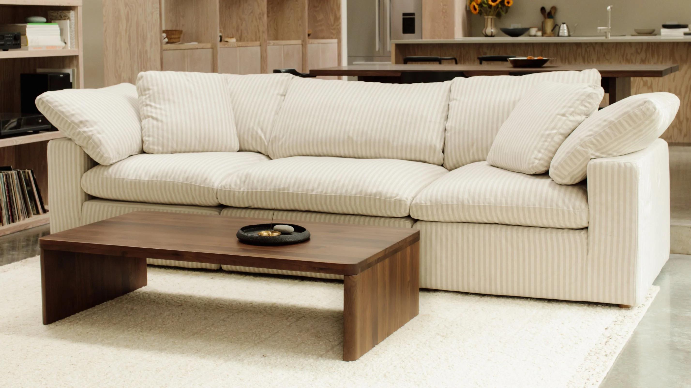 Movie Night™ 3-Piece Modular Sofa, Large, Newport Stripe - Image 3