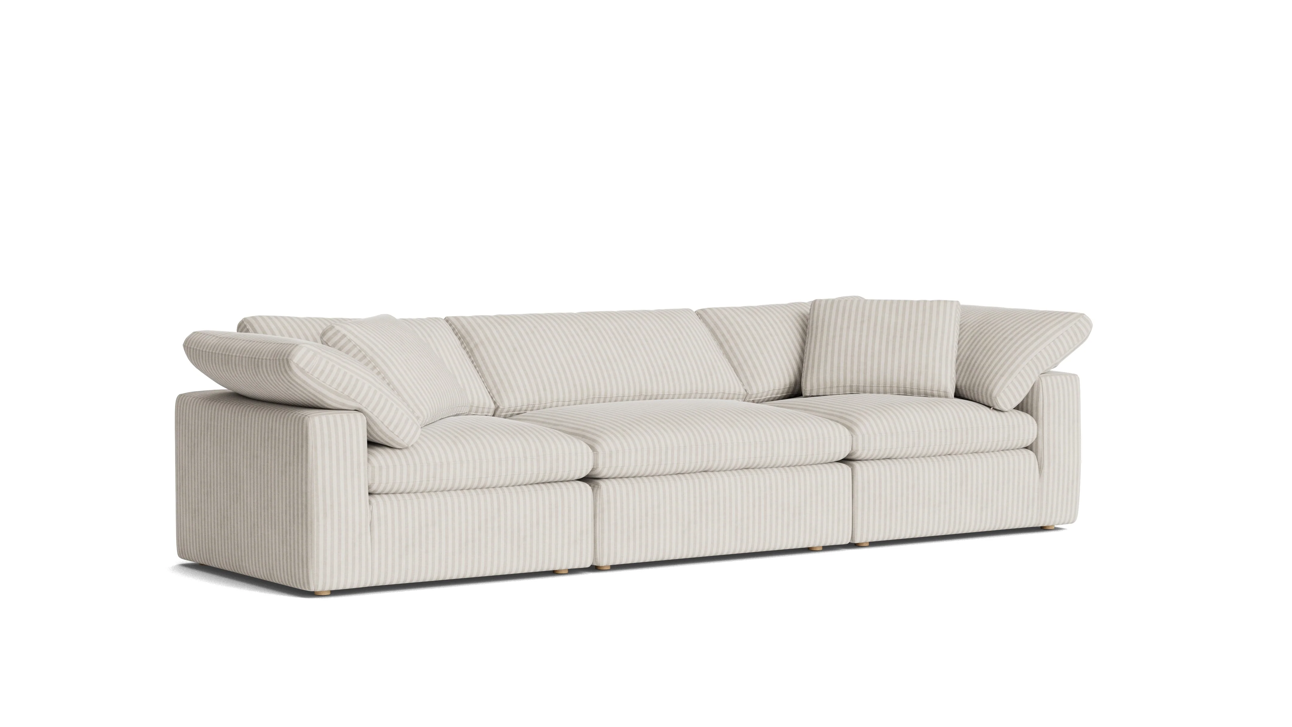 Movie Night™ 3-Piece Modular Sofa, Large, Newport Stripe - Image 5