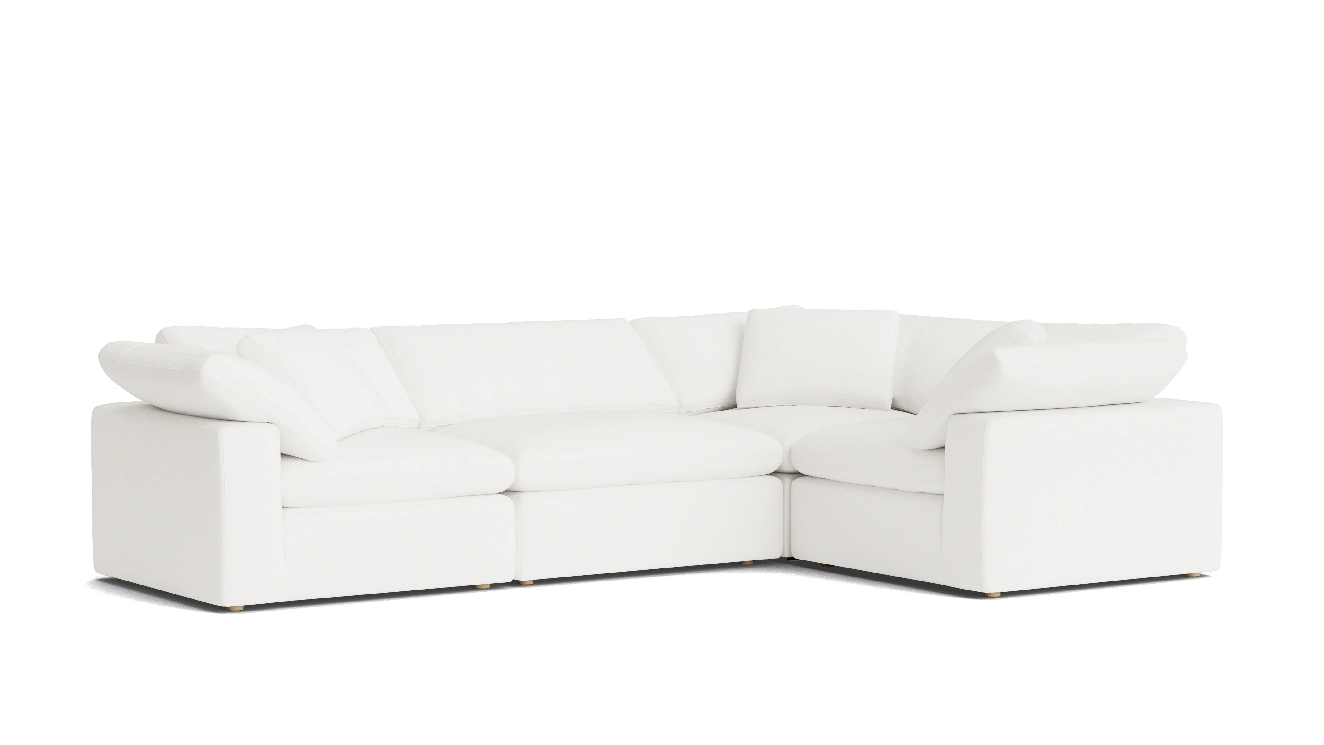 Movie Night™ 4-Piece Modular Sectional Closed, Large, Brie - Image 4