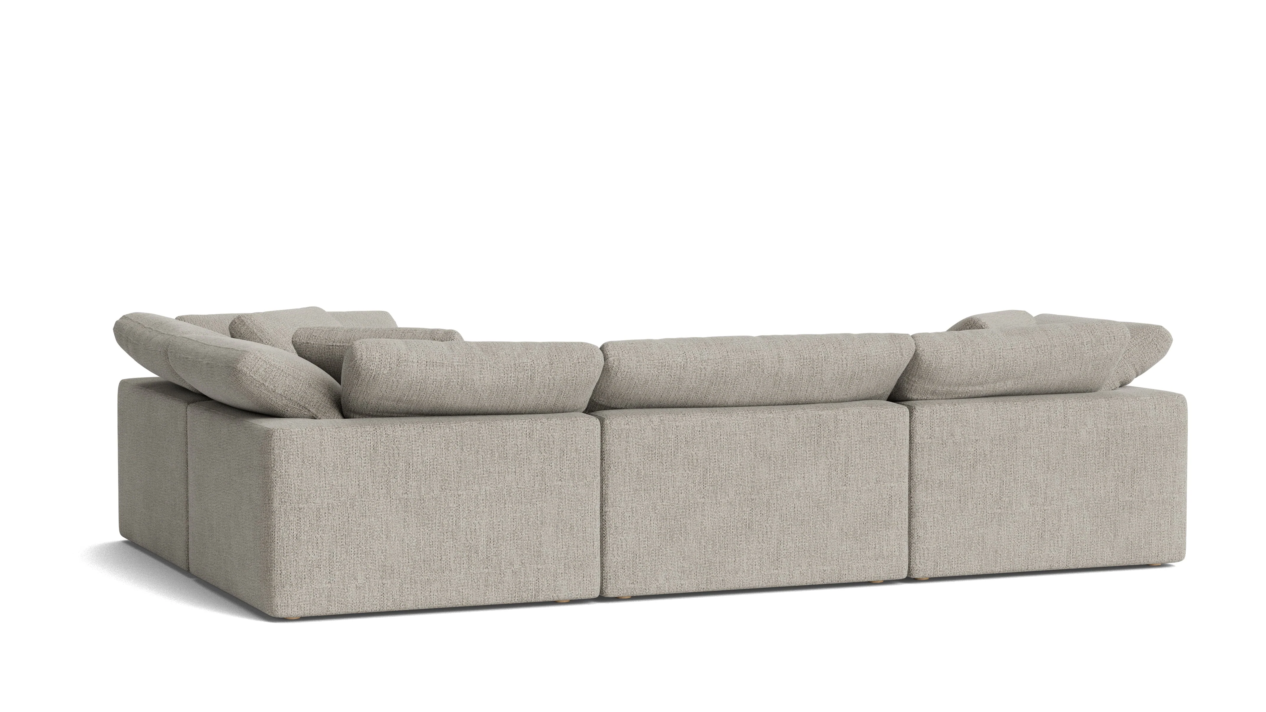 Movie Night™ 4-Piece Modular Sectional Closed, Large, Oatmeal - Image 6