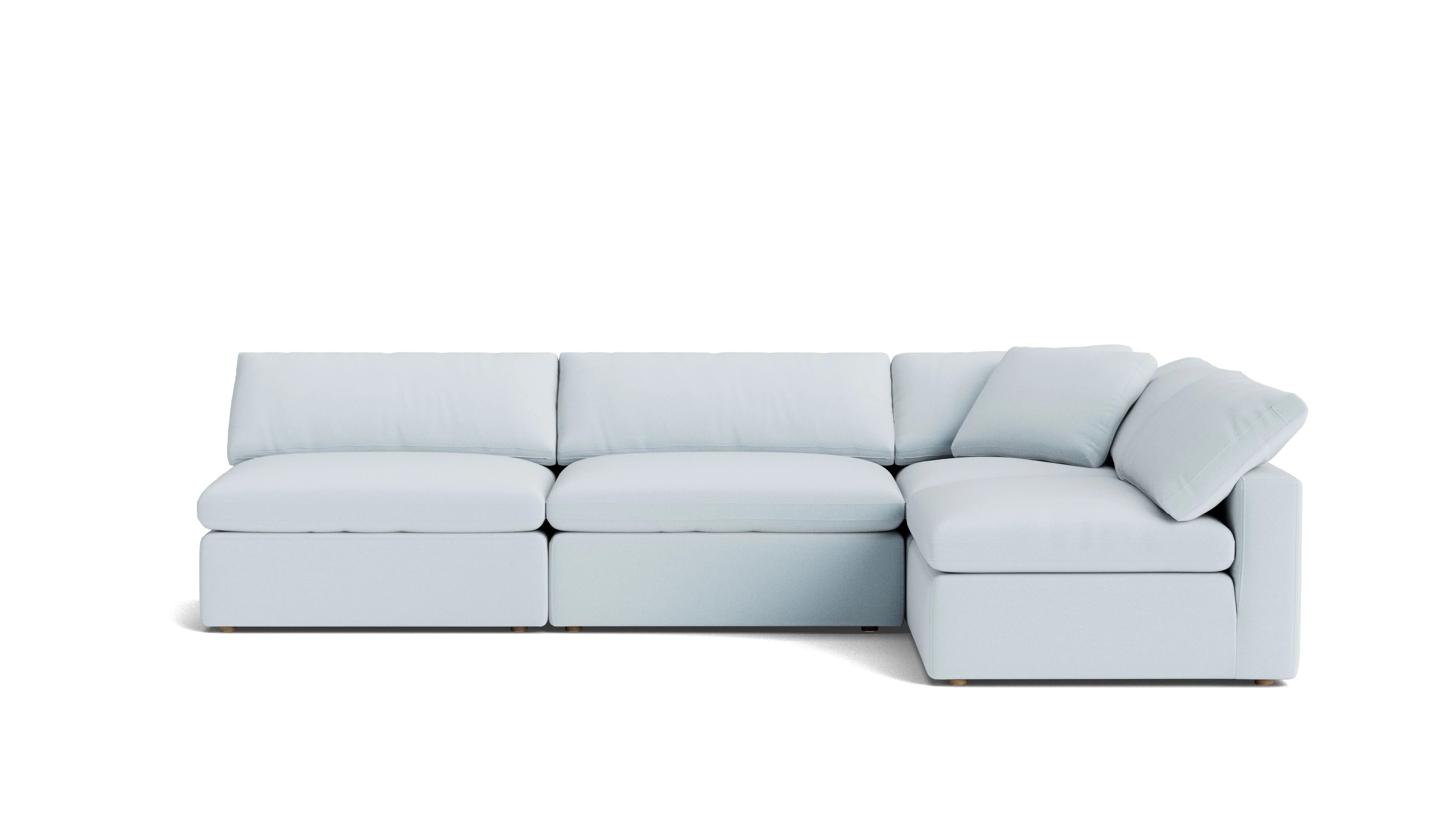 Movie Night™ 4-Piece Modular Sectional Open, Large, Cove - Image 2