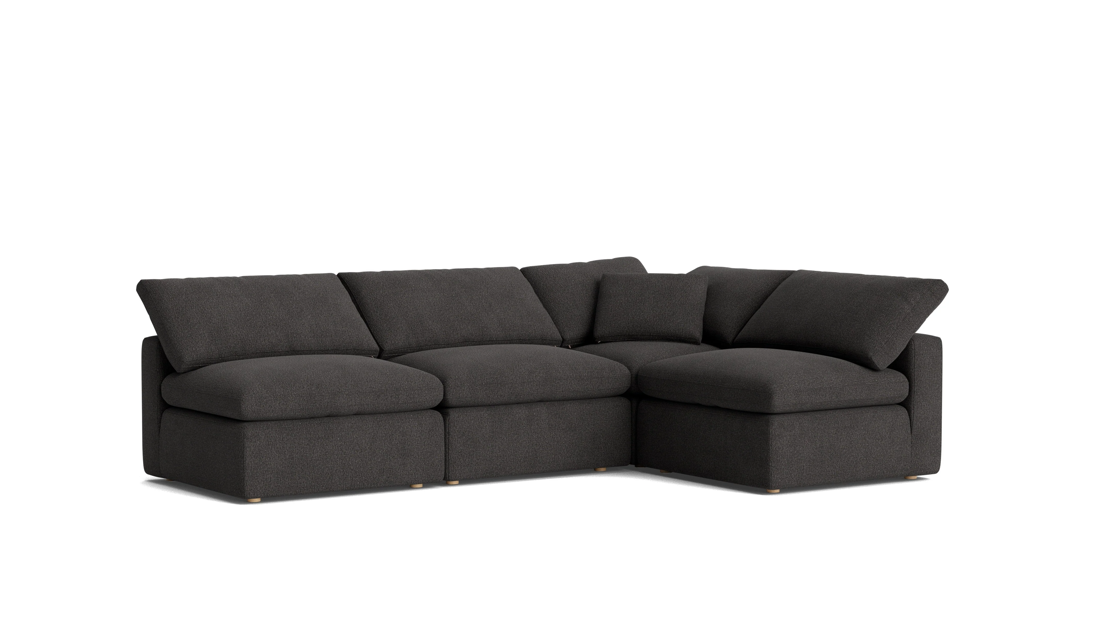 Movie Night™ 4-Piece Modular Sectional Open, Standard, Dark Shadow - Image 3