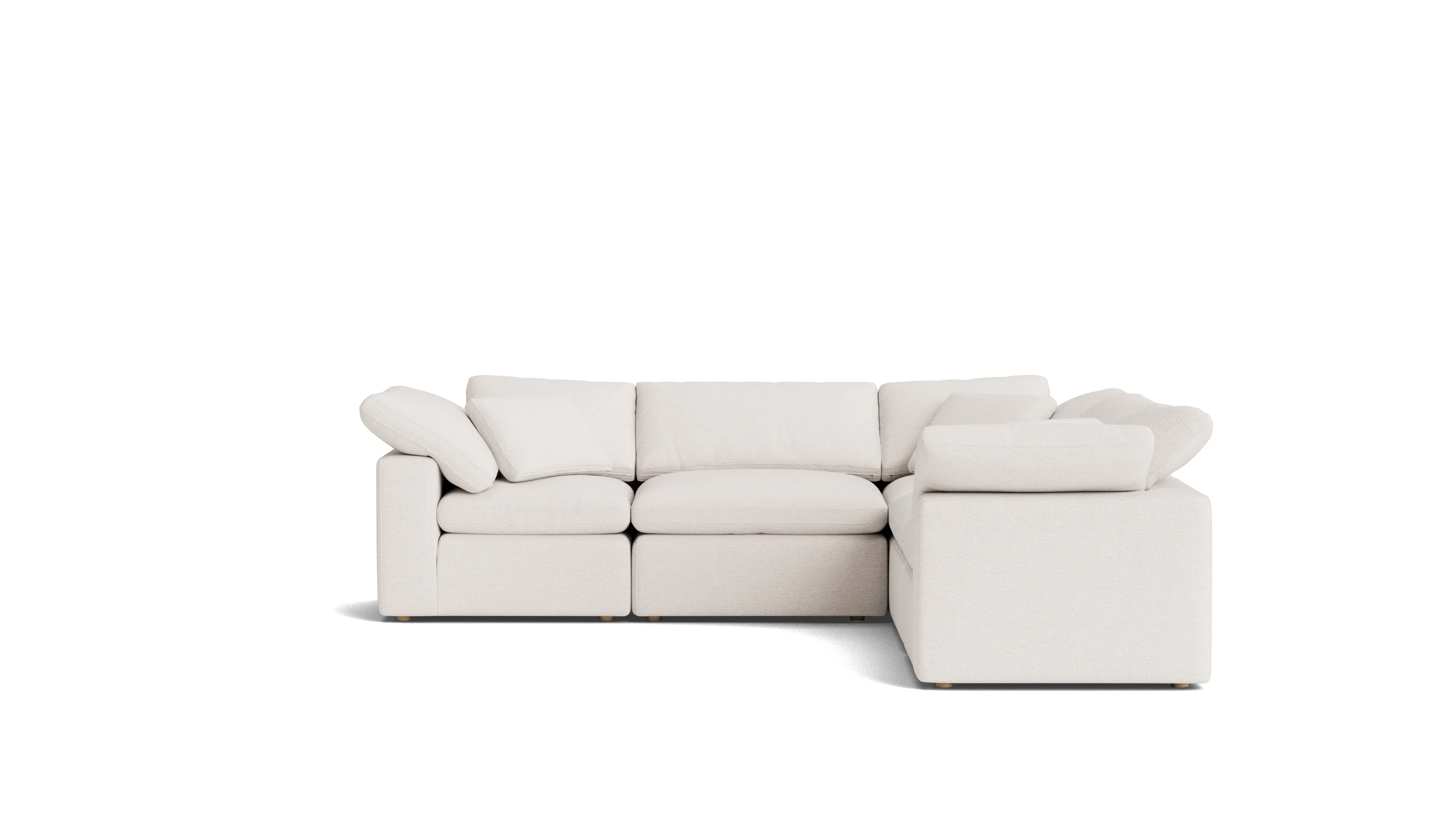 Movie Night™ 5-Piece Modular Sectional Closed, Standard, Nomad Snow - Image 2