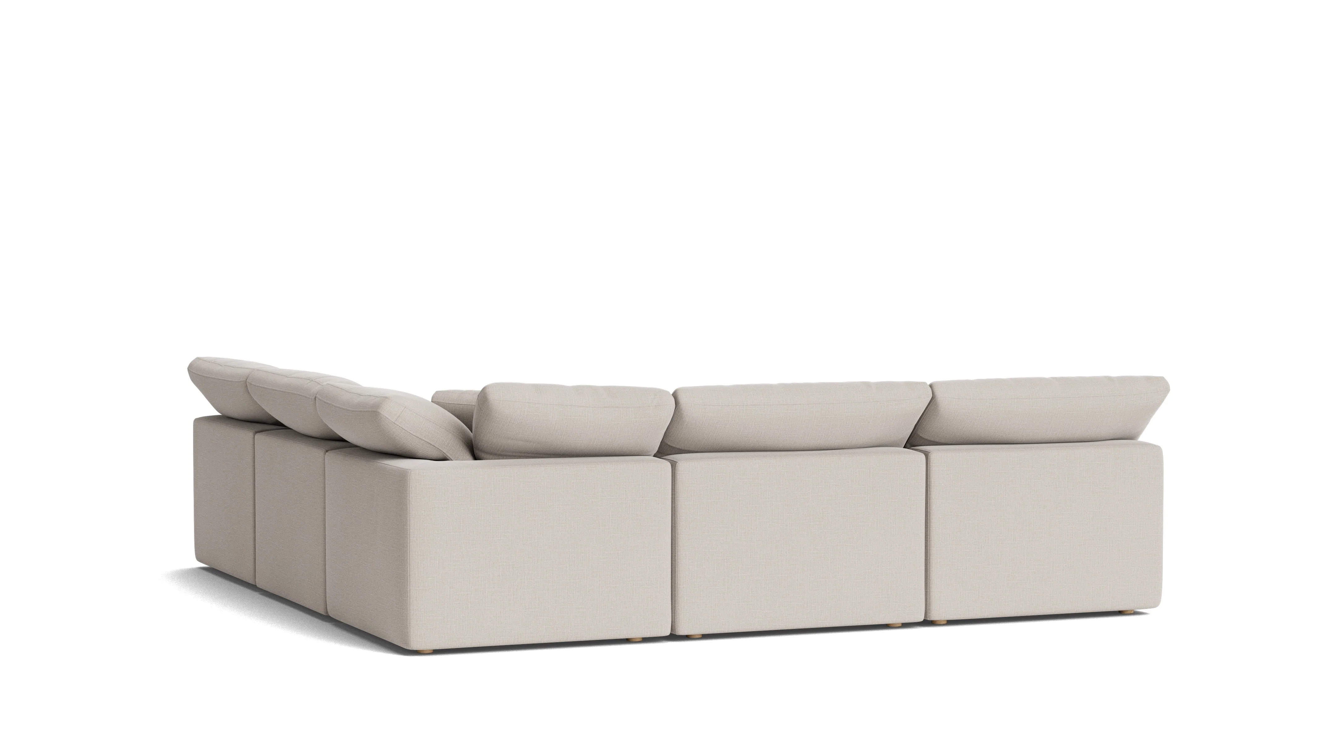 Movie Night™ 5-Piece Modular Sectional Open, Standard, Clay - Image 5