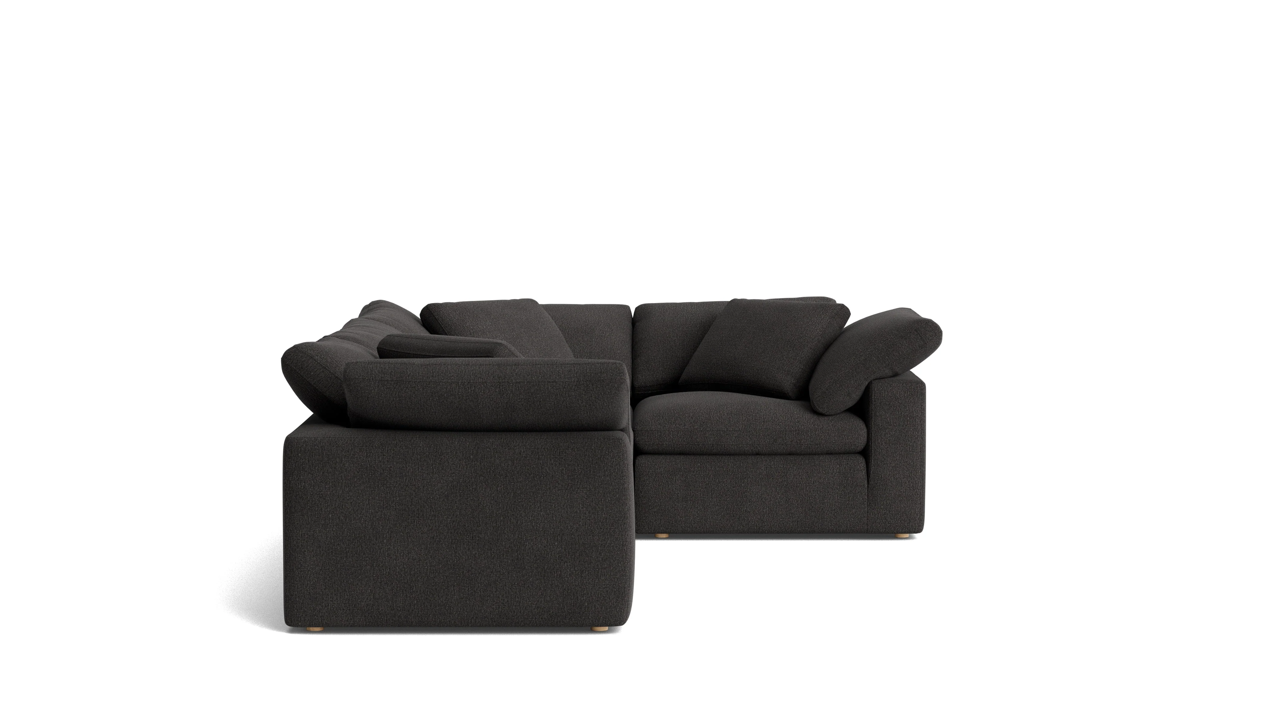 Movie Night™ 4-Piece Modular Sectional Closed, Large, Dark Shadow - Image 5