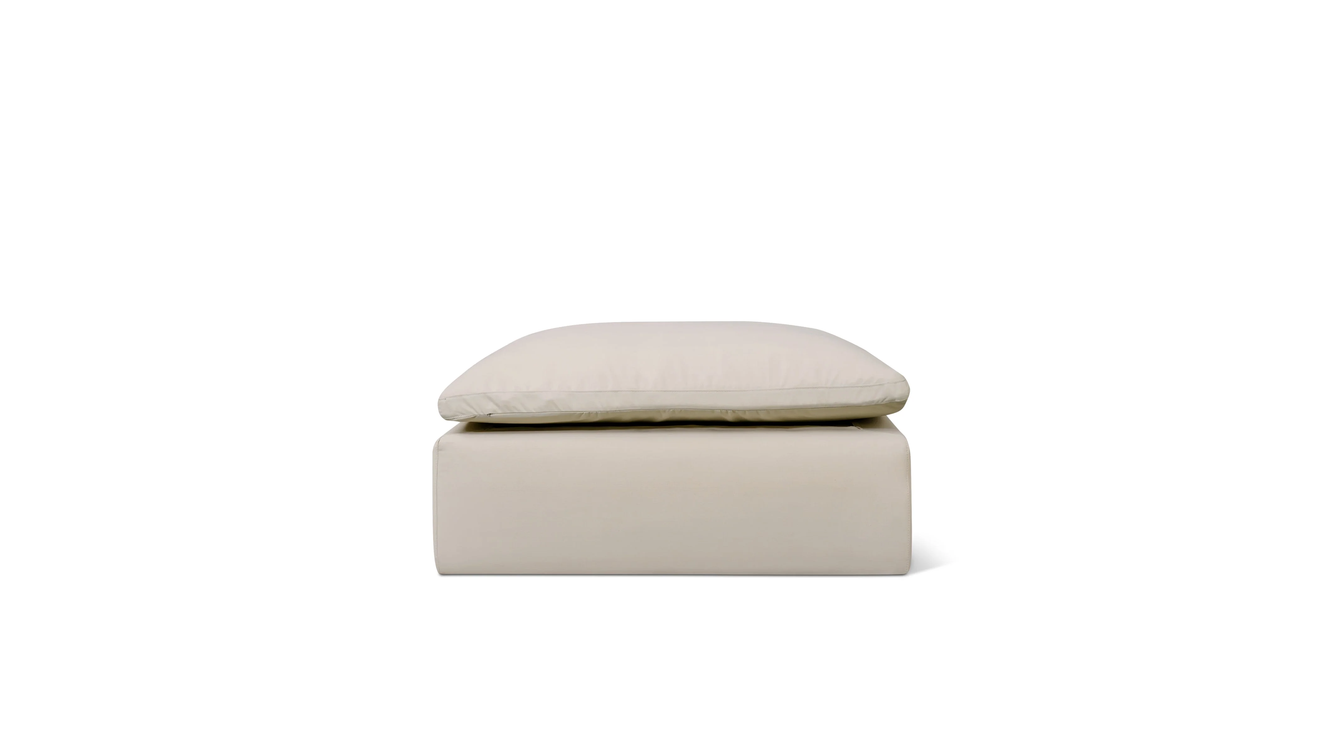 Movie Night™ Outdoor Ottoman, Standard, Ivory - Image 3