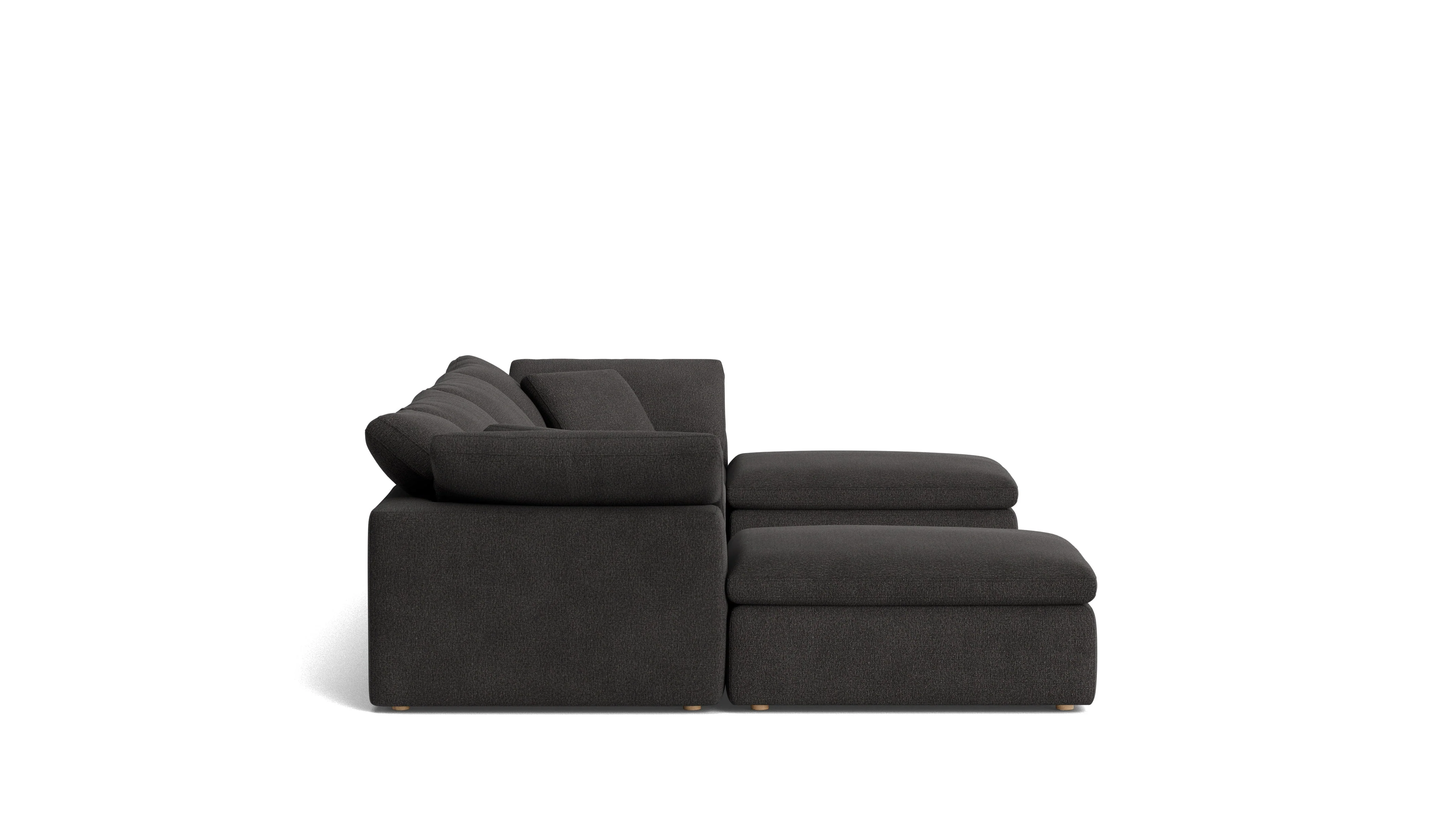 Movie Night™ 6-Piece Modular U-Shaped Sectional, Standard, Dark Shadow - Image 5