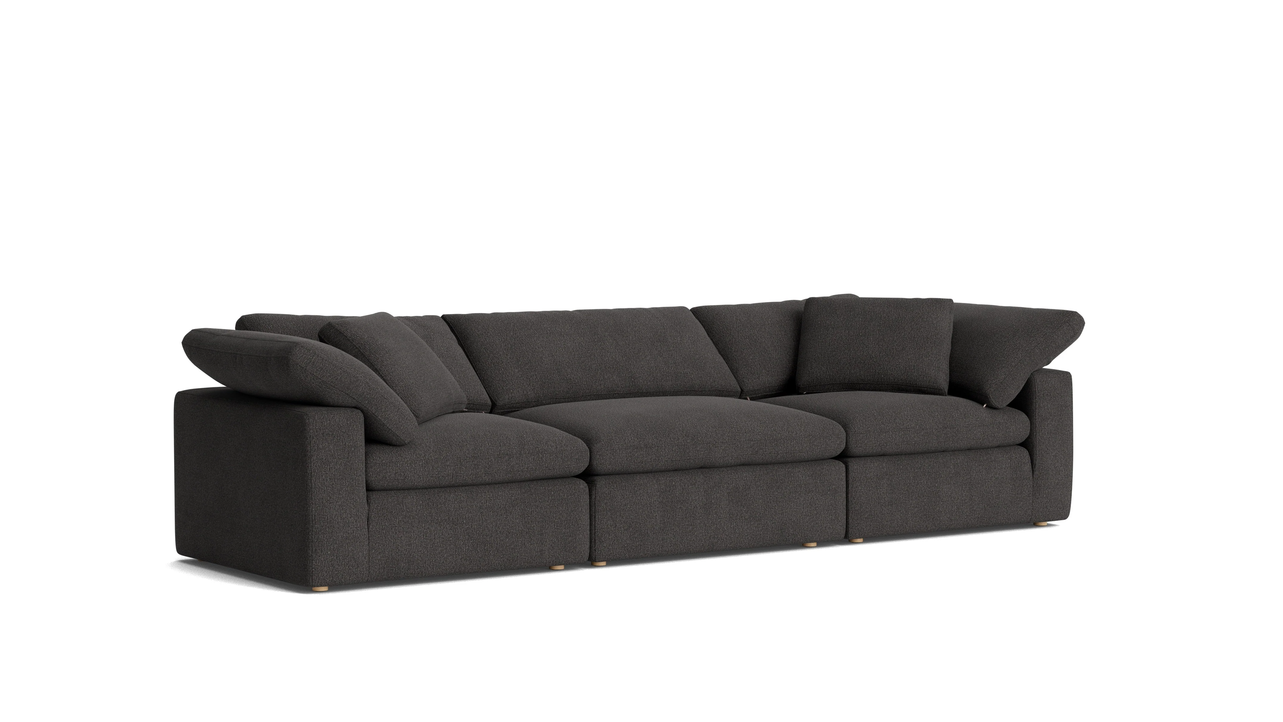 Movie Night™ 3-Piece Modular Sofa, Large, Dark Shadow - Image 4