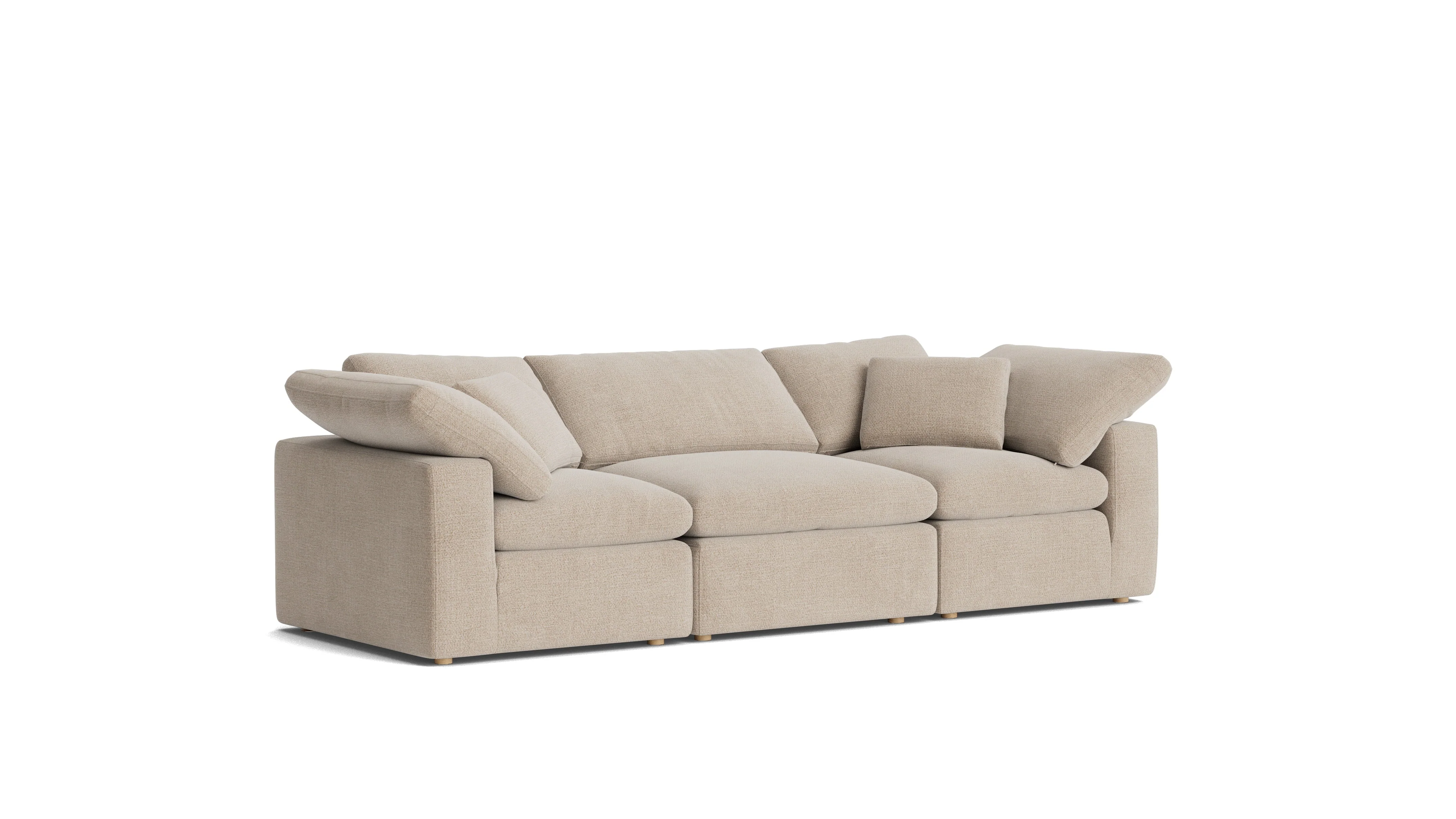 Movie Night™ 3-Piece Modular Sofa, Standard, Champagne - Image 4